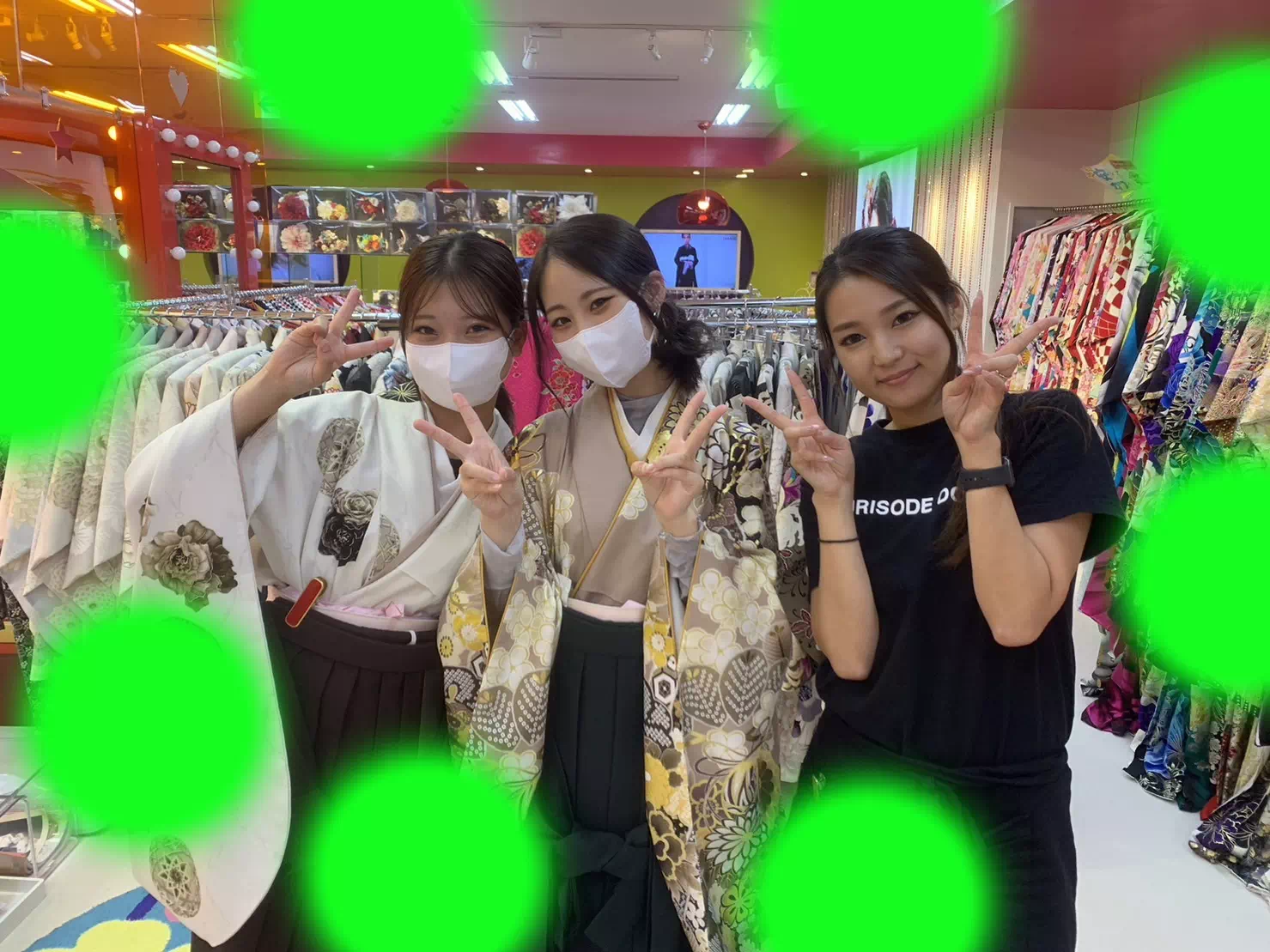 TAKAZEN神戸三宮店　前撮り撮影会　イマドキ　カワイイ　コディネート　振袖　レンタル　くすみ　派手　キラキラ　かわいい　おしゃれ　イマドキ　成人式