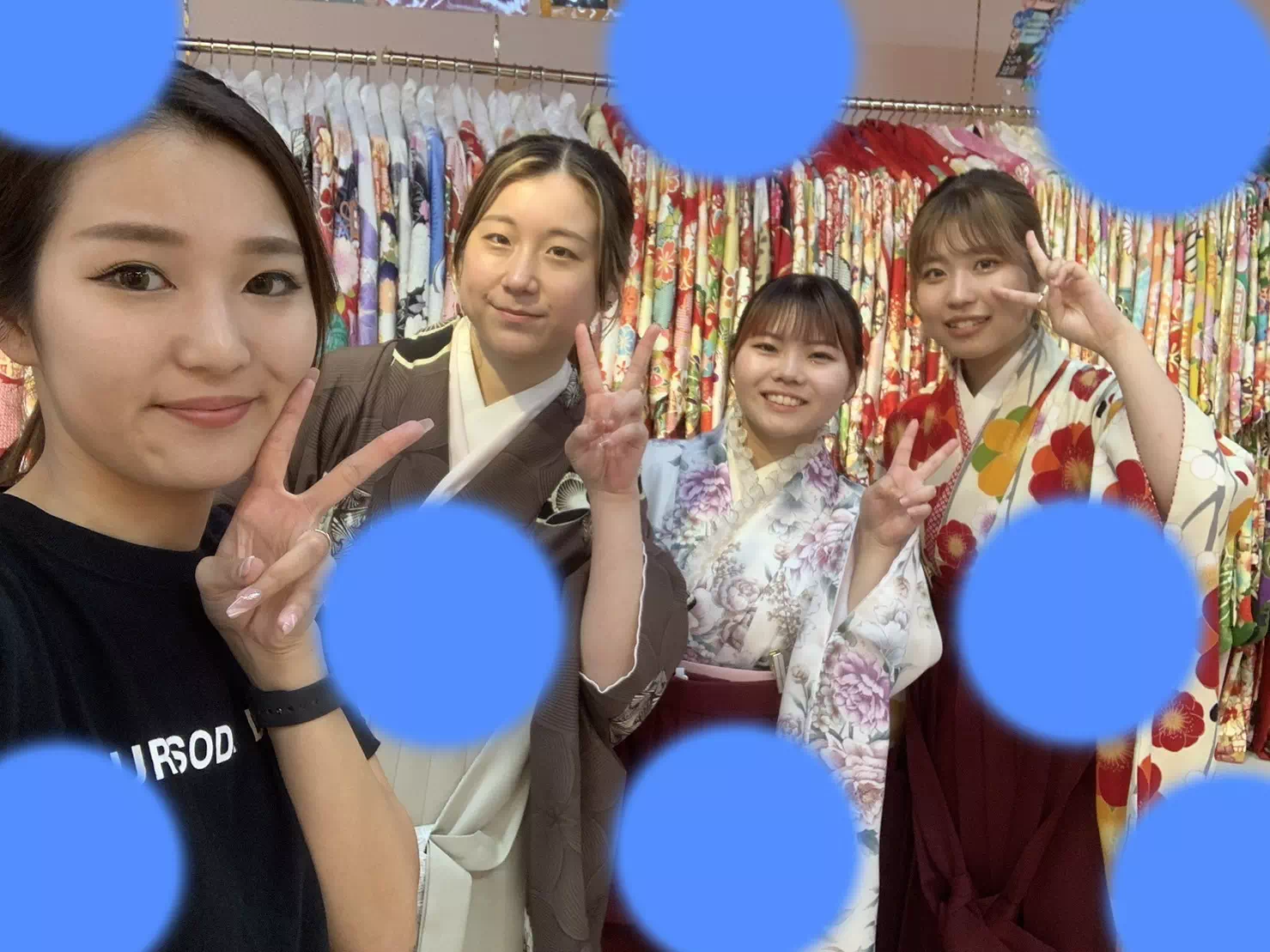 TAKAZEN神戸店 卒業式 袴レンタル イマドキ 古典柄 オシャレ おすすめ 前撮り撮影会