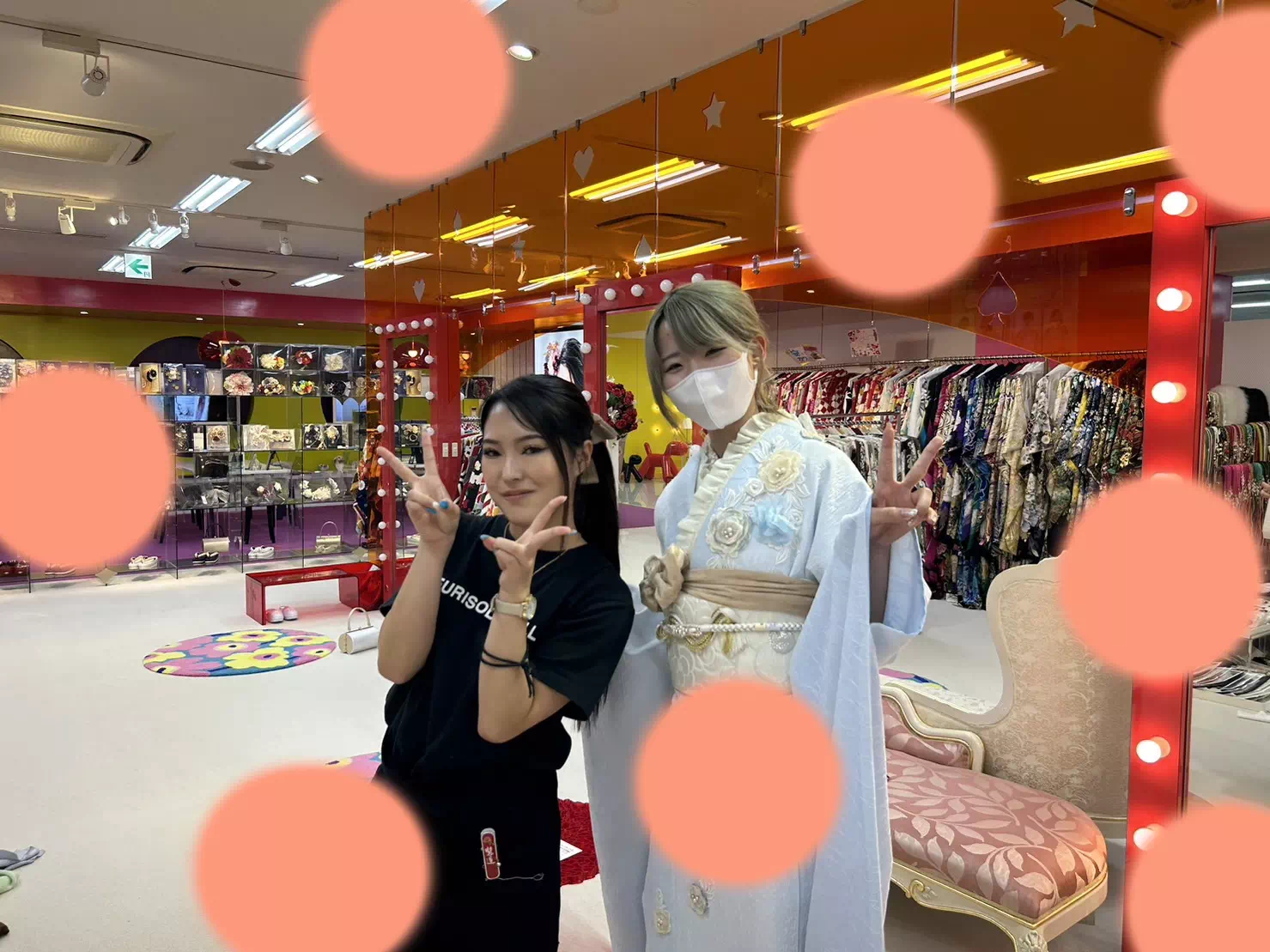 TAKAZEN神戸店　ミニョン　前撮り撮影会　イマドキ　カワイイ　コディネート　振袖　レンタル　袴　