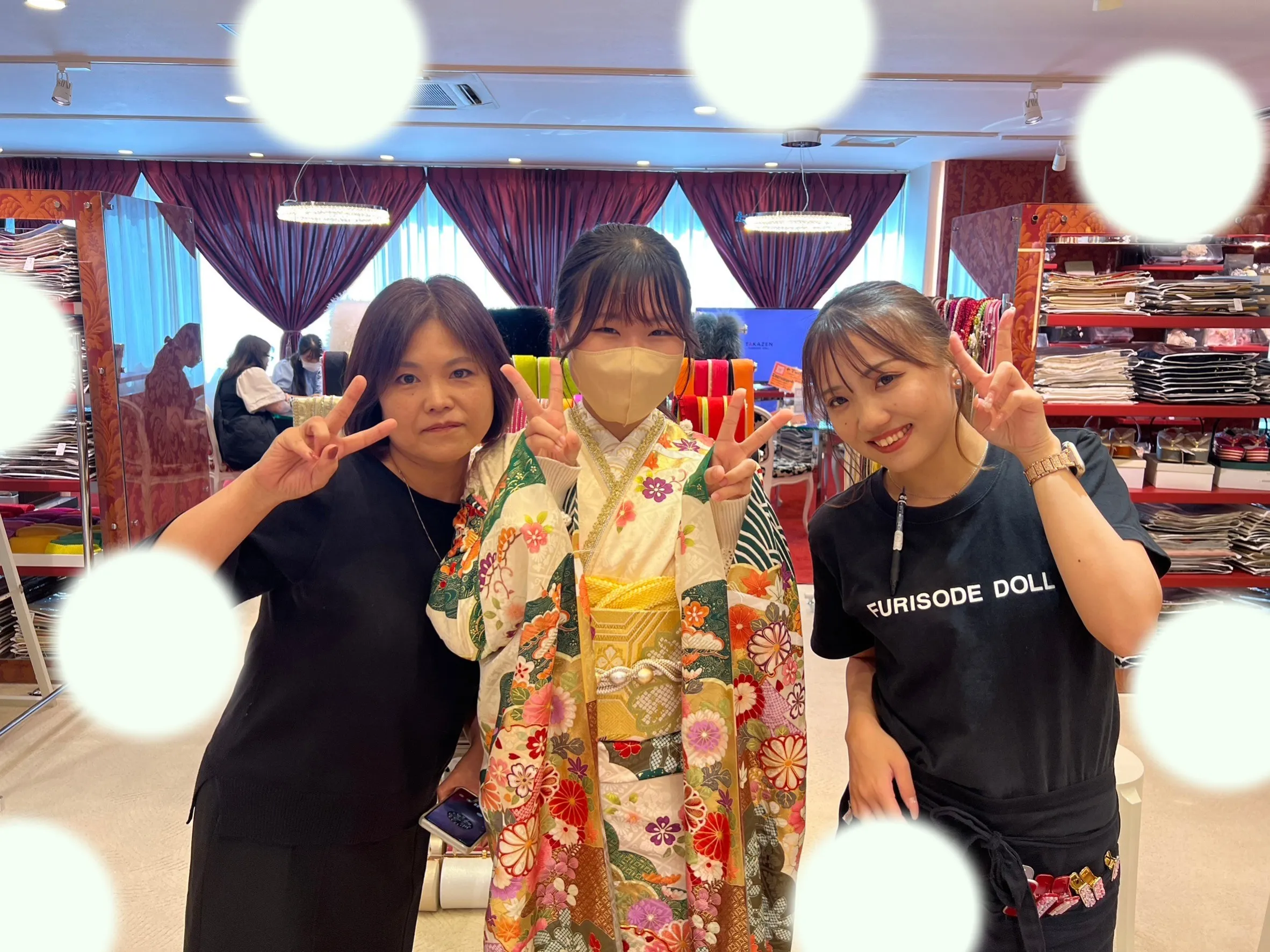 成人式 前撮り 梅田 袴 くすみカラー かわいい イマドキ 淡色 古典 タカゼン 撮影
