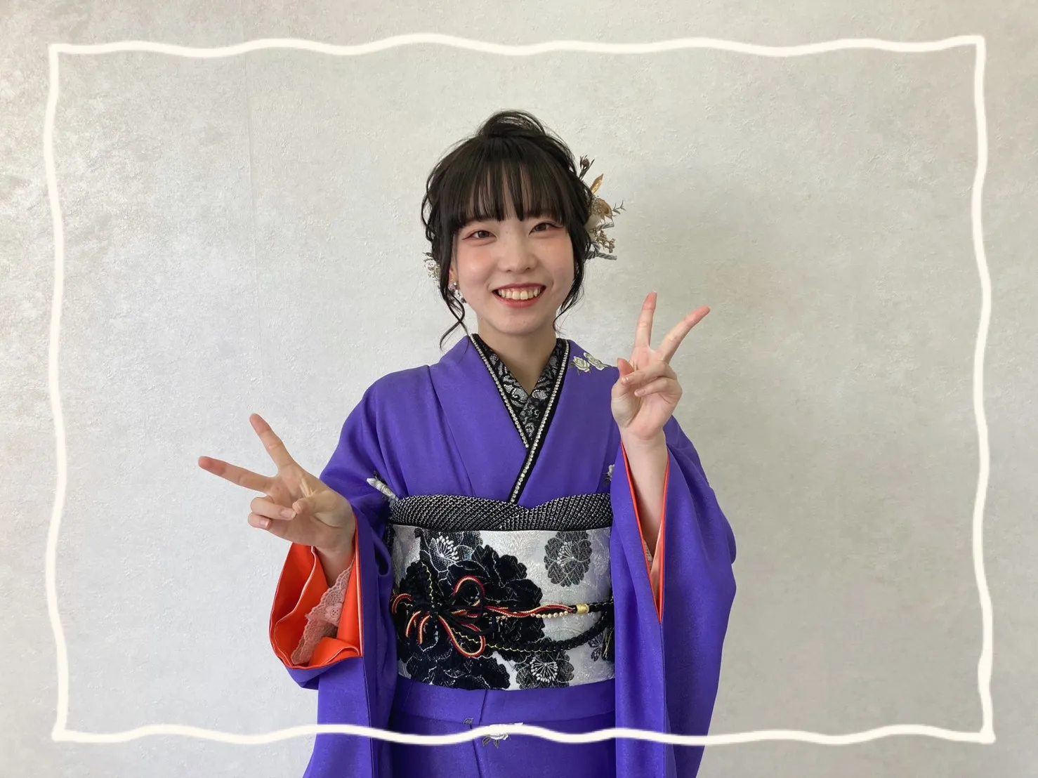 振袖レンタル 奈良 橿原 かわいい おしゃれ 個性派 かわいい かっこいい くすみ イマドキ