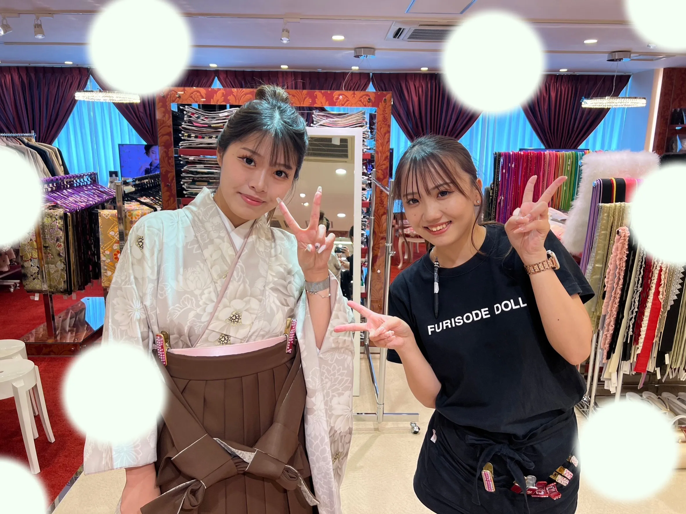 成人式 前撮り 梅田 袴 くすみカラー かわいい イマドキ 淡色 古典 タカゼン 撮影