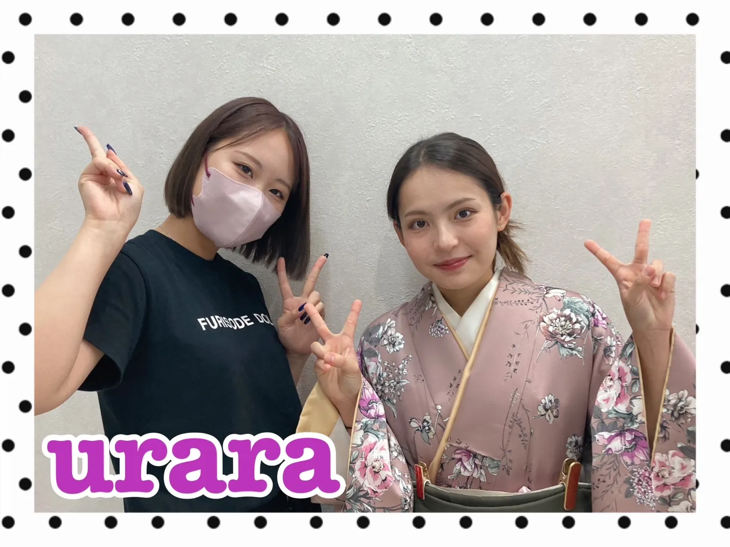 【TAKAZEN橿原店】30日♡2024年卒業のダスティーピンクの大人可愛い卒業式袴姫ちゃん♡