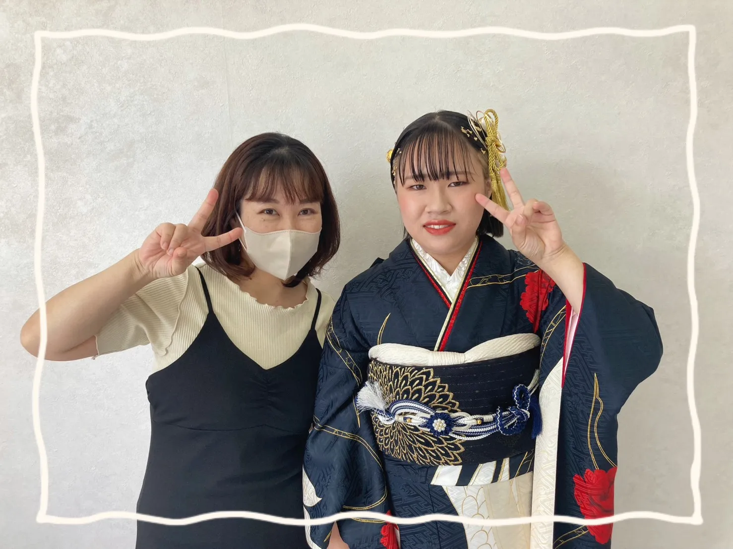 振袖レンタル 奈良 橿原 かわいい おしゃれ 個性派 かわいい かっこいい くすみ イマドキ