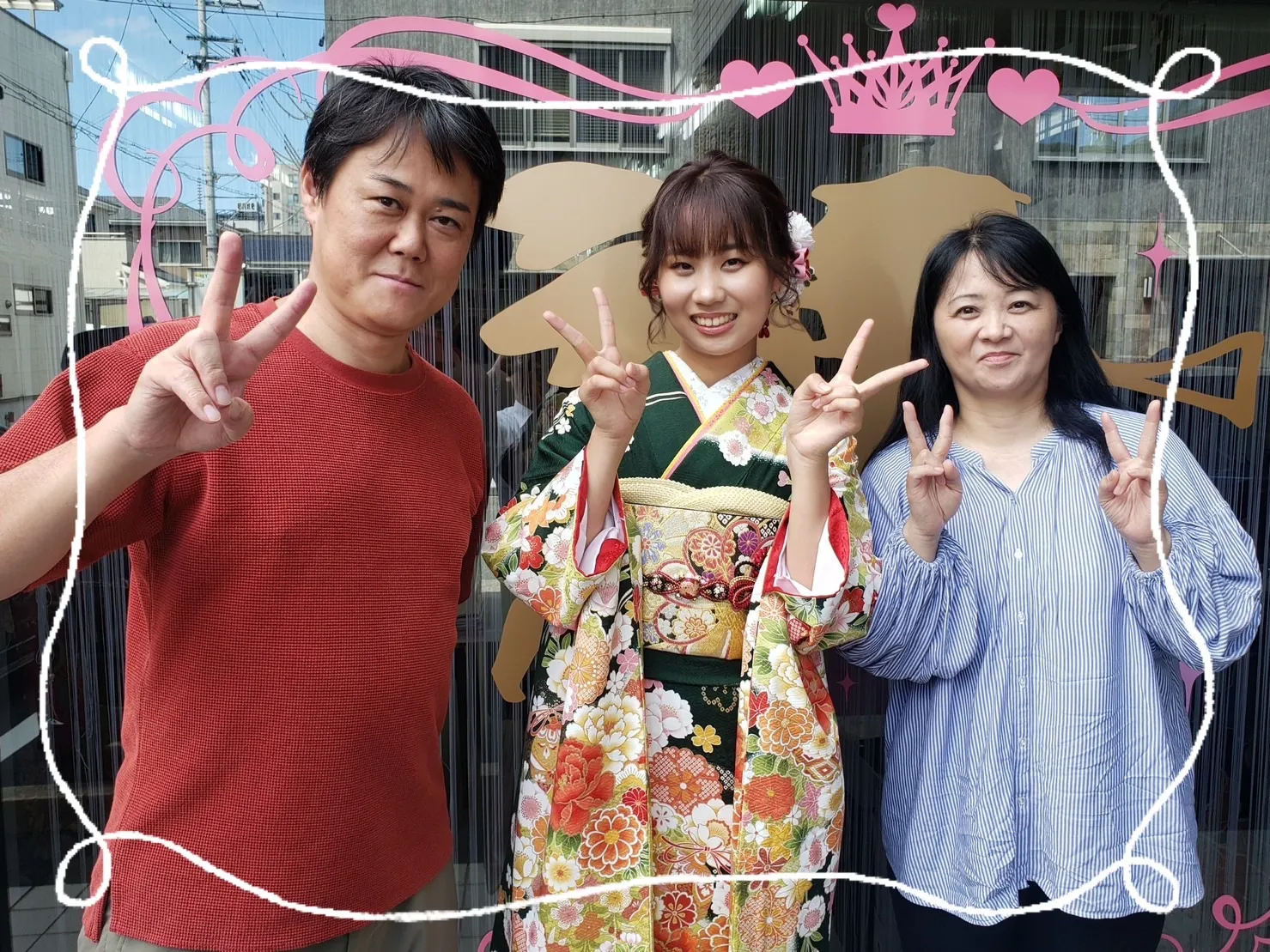 振袖レンタル奈良 おしゃれ 清楚 古典 緑色