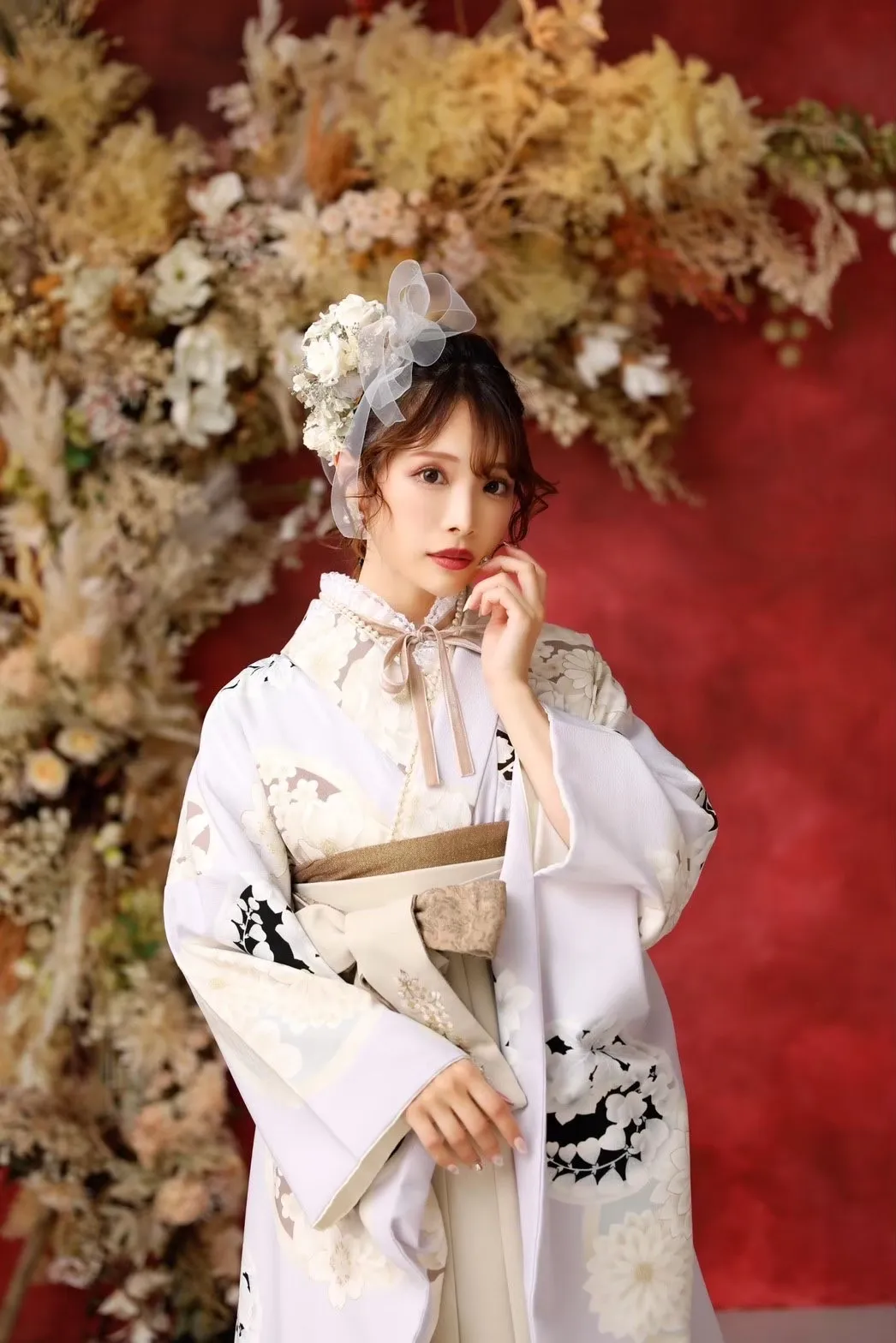 玉城ティナ×紅一点 卒業式袴