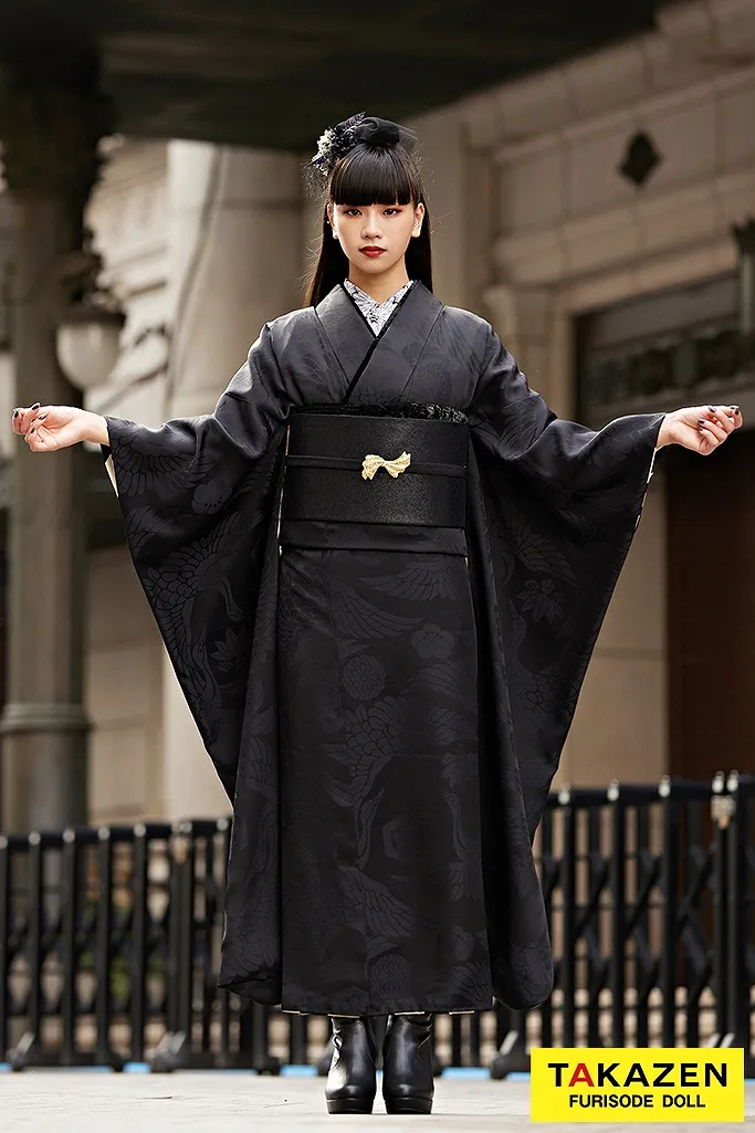成人式 レンタル 振袖 可愛い 今どき かっこいい モノトーン モノクロ 白 黒 ホワイト ブラック