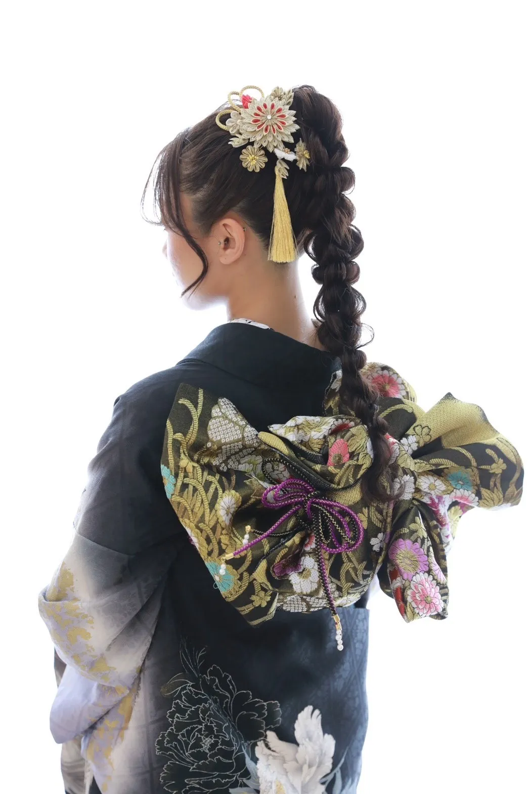 成人式 ヘアアレンジ ポニーテール