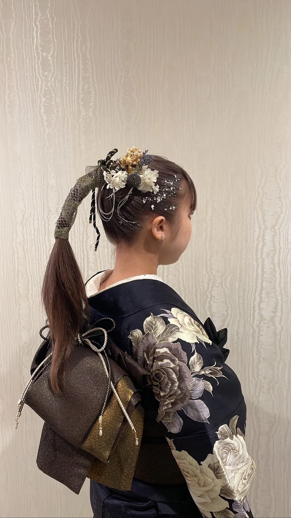 成人式 ヘアアレンジ ポニーテール