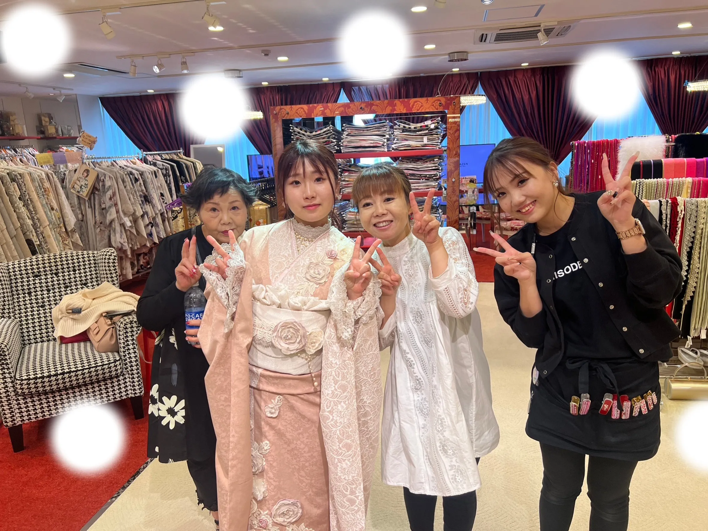 成人式 前撮り 梅田 袴 くすみカラー かわいい イマドキ 淡色 古典 タカゼン 撮影