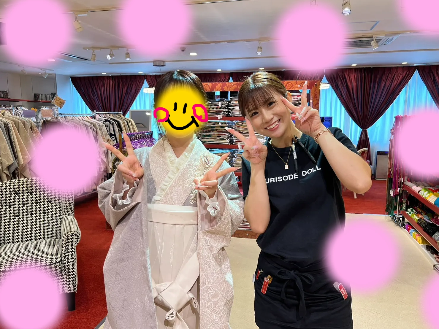 成人式 前撮り 梅田 袴 くすみカラー かわいい イマドキ 淡色 古典 タカゼン 撮影