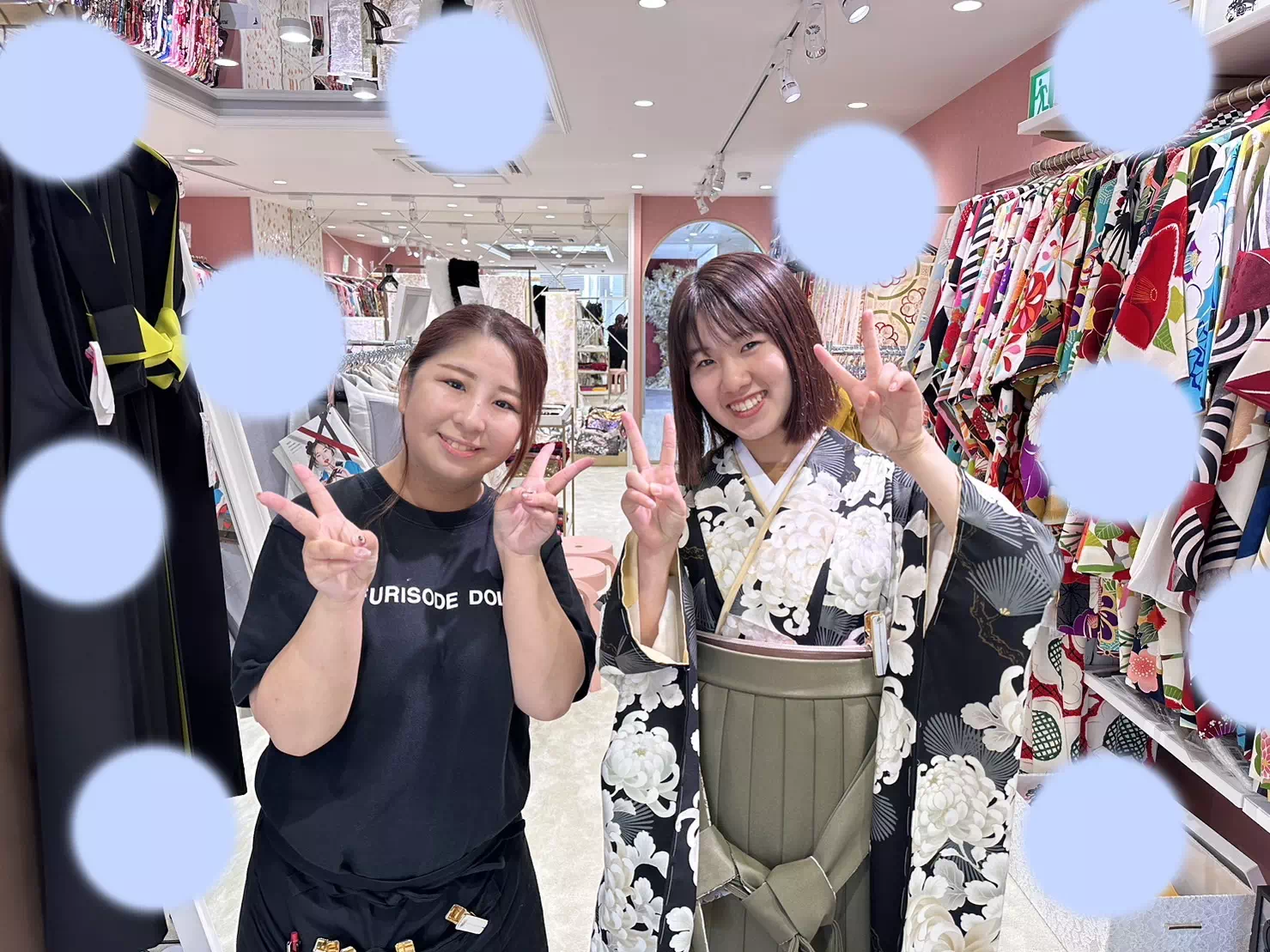 【TAKAZEN姫路店】♡3日 イマドキ袴!黒×グリーンの組み合わせが大人カワイイ卒業式袴の姫ちゃんご紹介♡