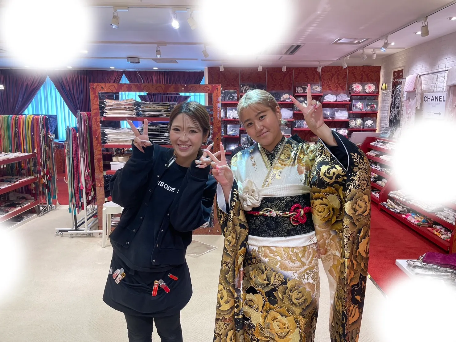 成人式 前撮り 梅田 袴 くすみカラー かわいい イマドキ 淡色 古典 タカゼン 撮影