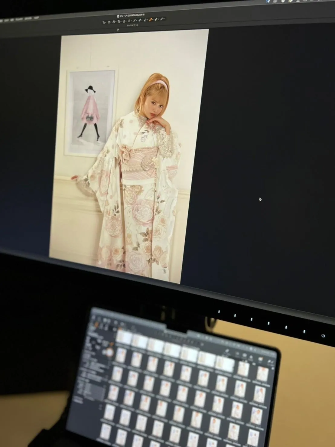 成人式 振袖 安斉かれん 梅田