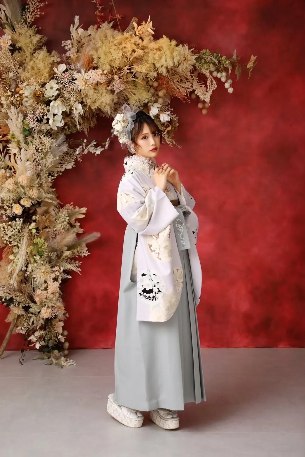 玉城ティナ×紅一点 卒業式袴レンタル