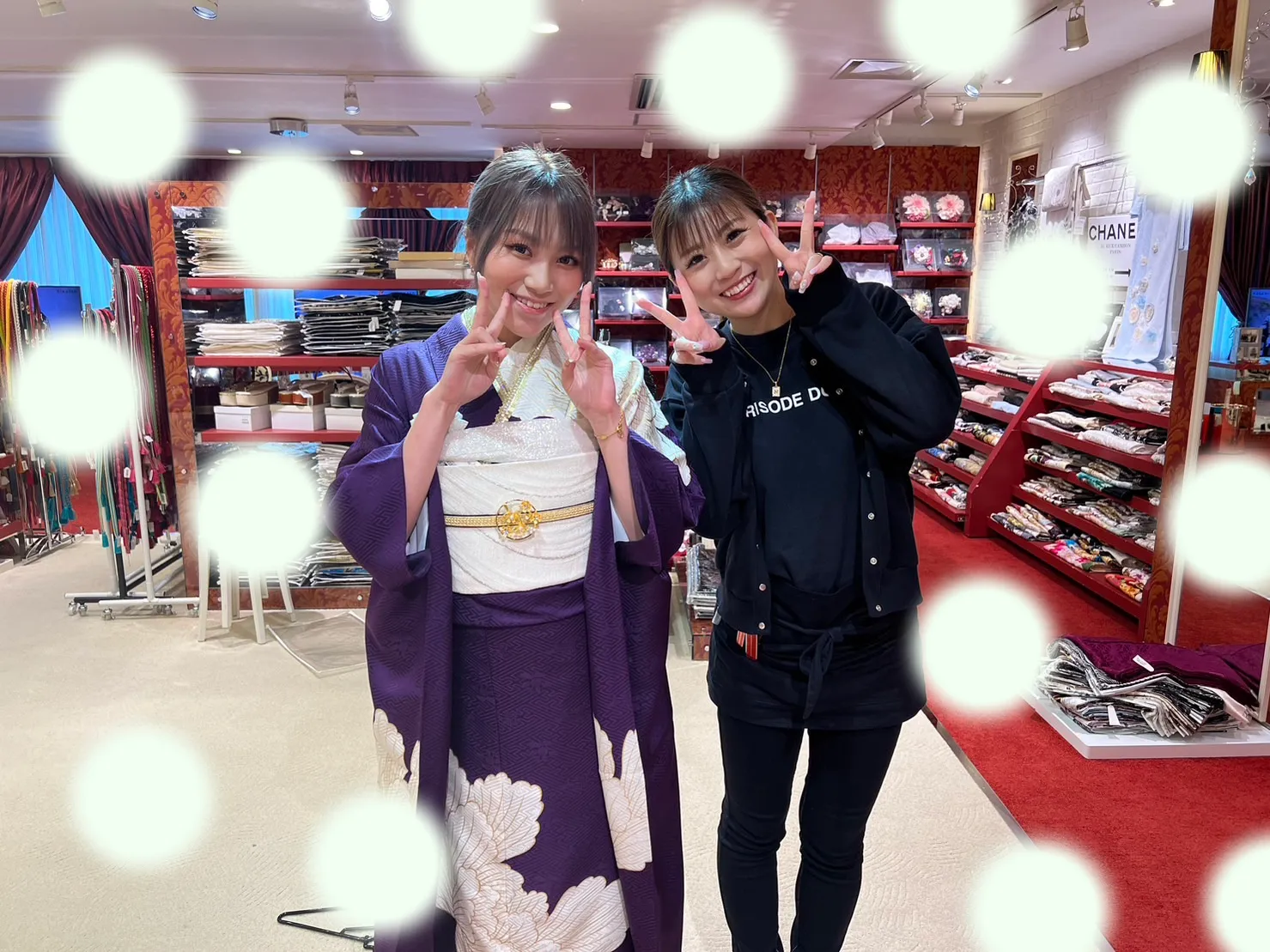 成人式 振袖 梅田 モード シンプル キラキラ