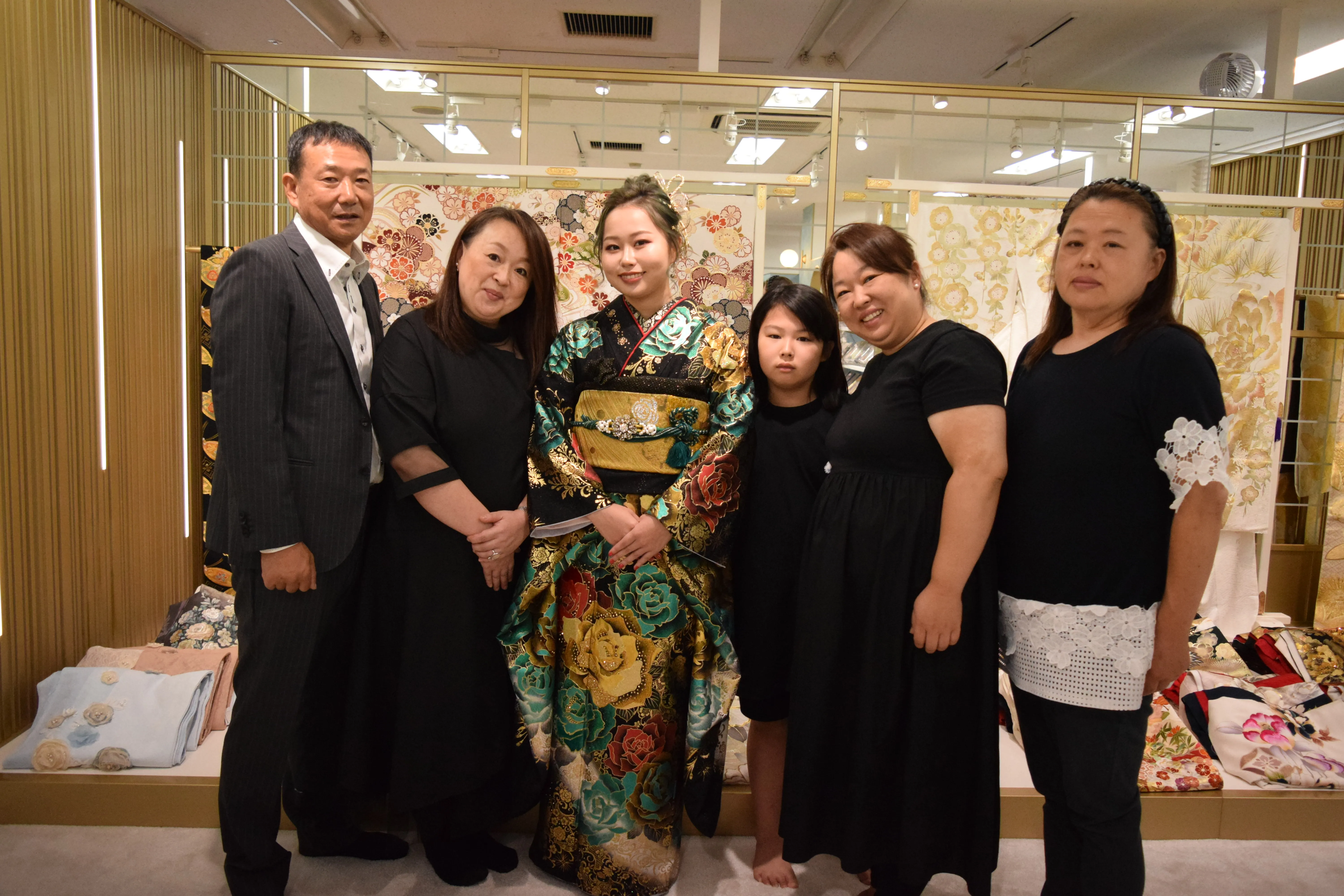 前撮り 振袖 撮影会 モード グリーンカラー 大阪 なんば 心斎橋