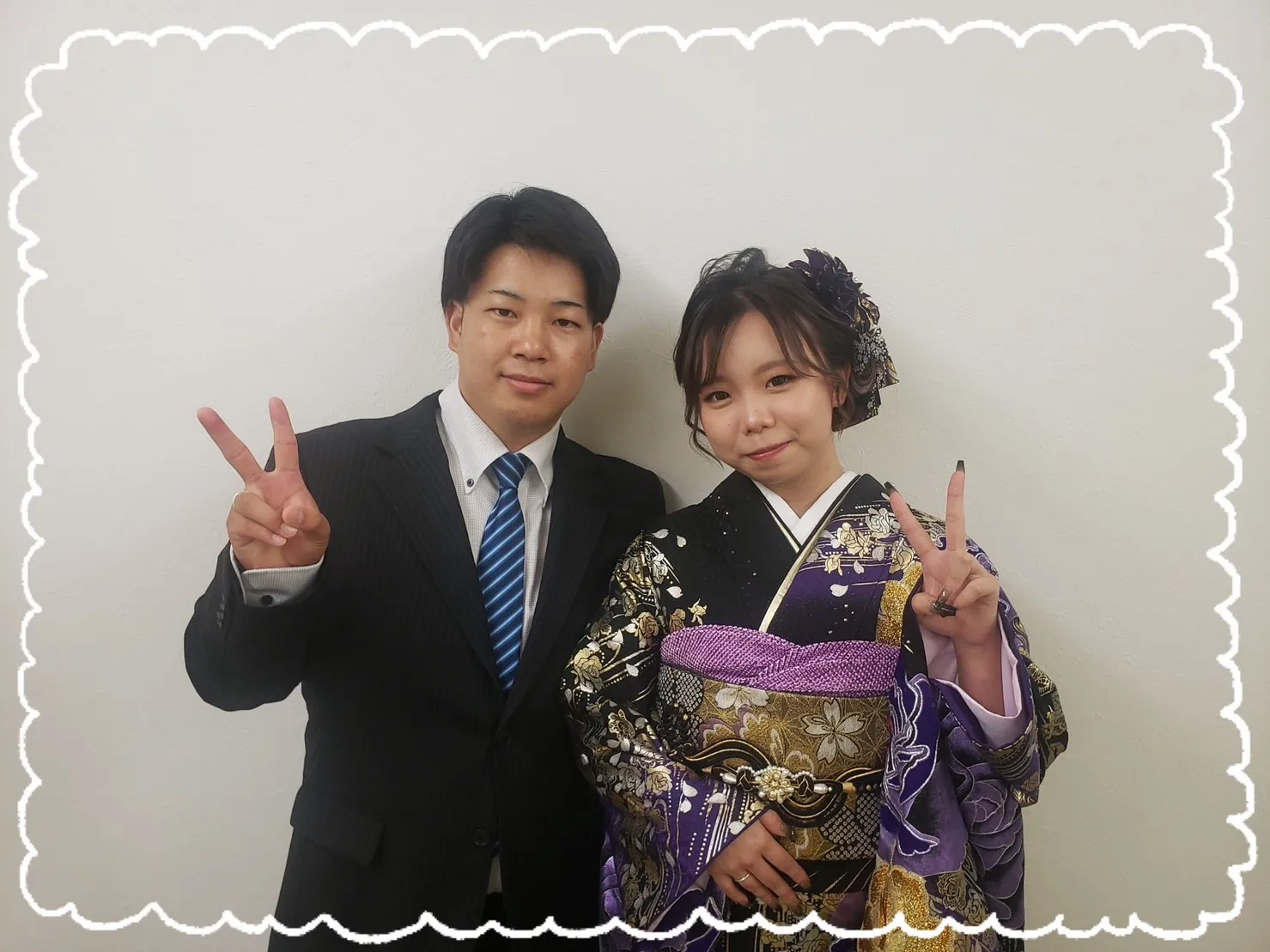 振袖 レンタル 奈良 前撮り撮影会 かわいい 紫色 おしゃれ モードスタイル