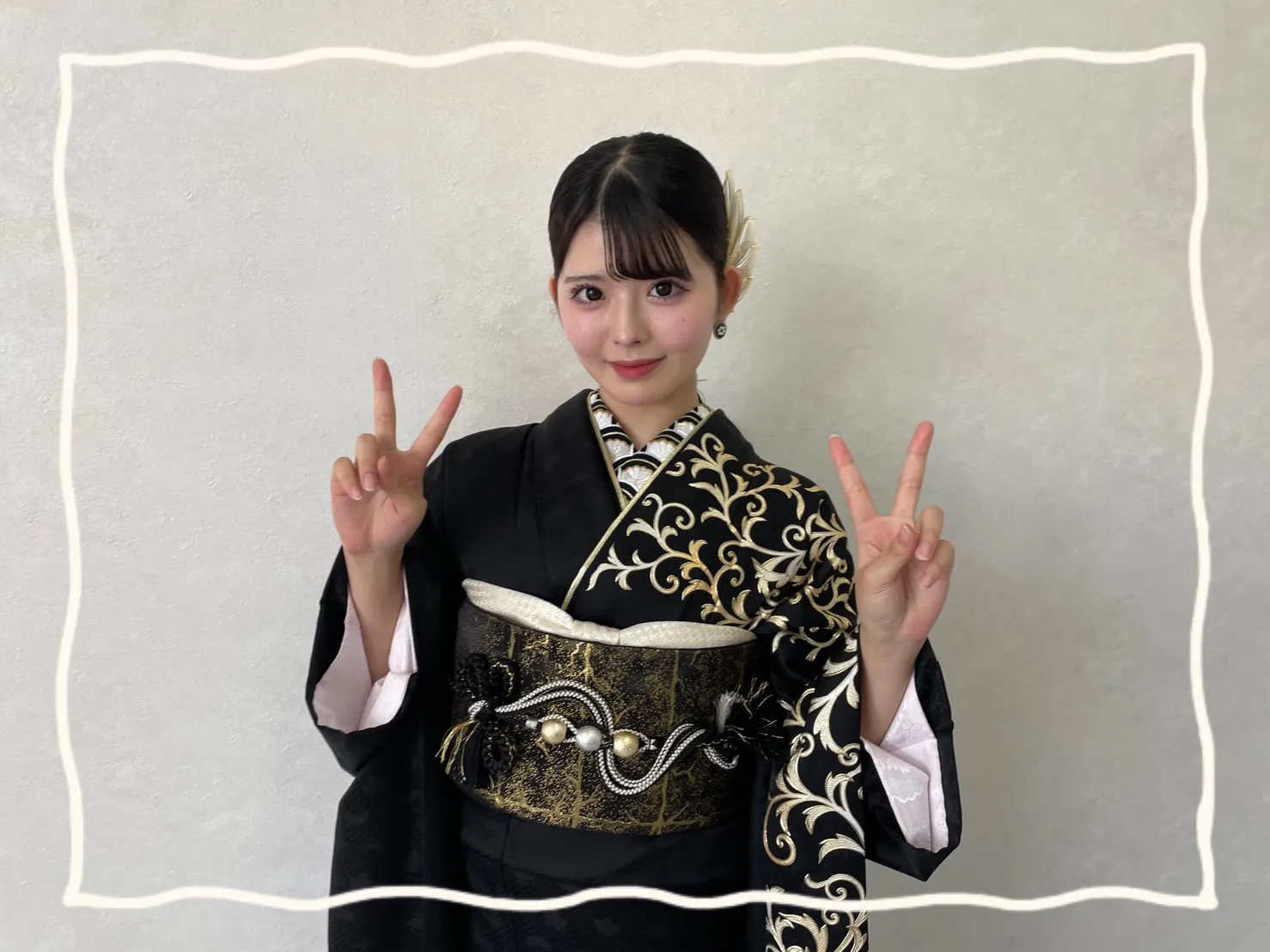振袖 レンタル 奈良 ヴィンテージ 黒 かっこいい