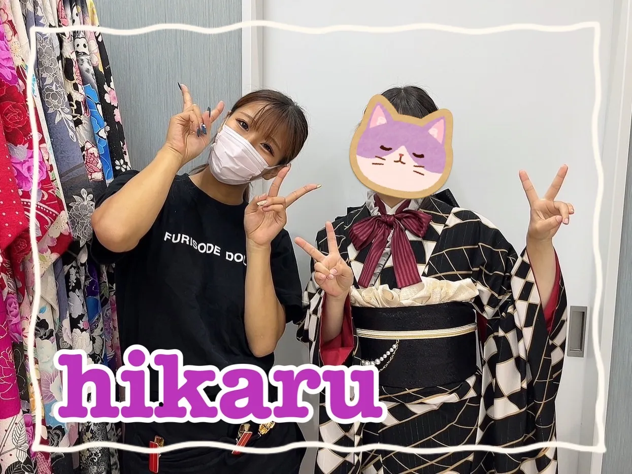 【TAKAZEN橿原店】6日♡2025年成人のボルドーリボンがポイントの個性派レトロモダンお振袖姫ちゃん♡