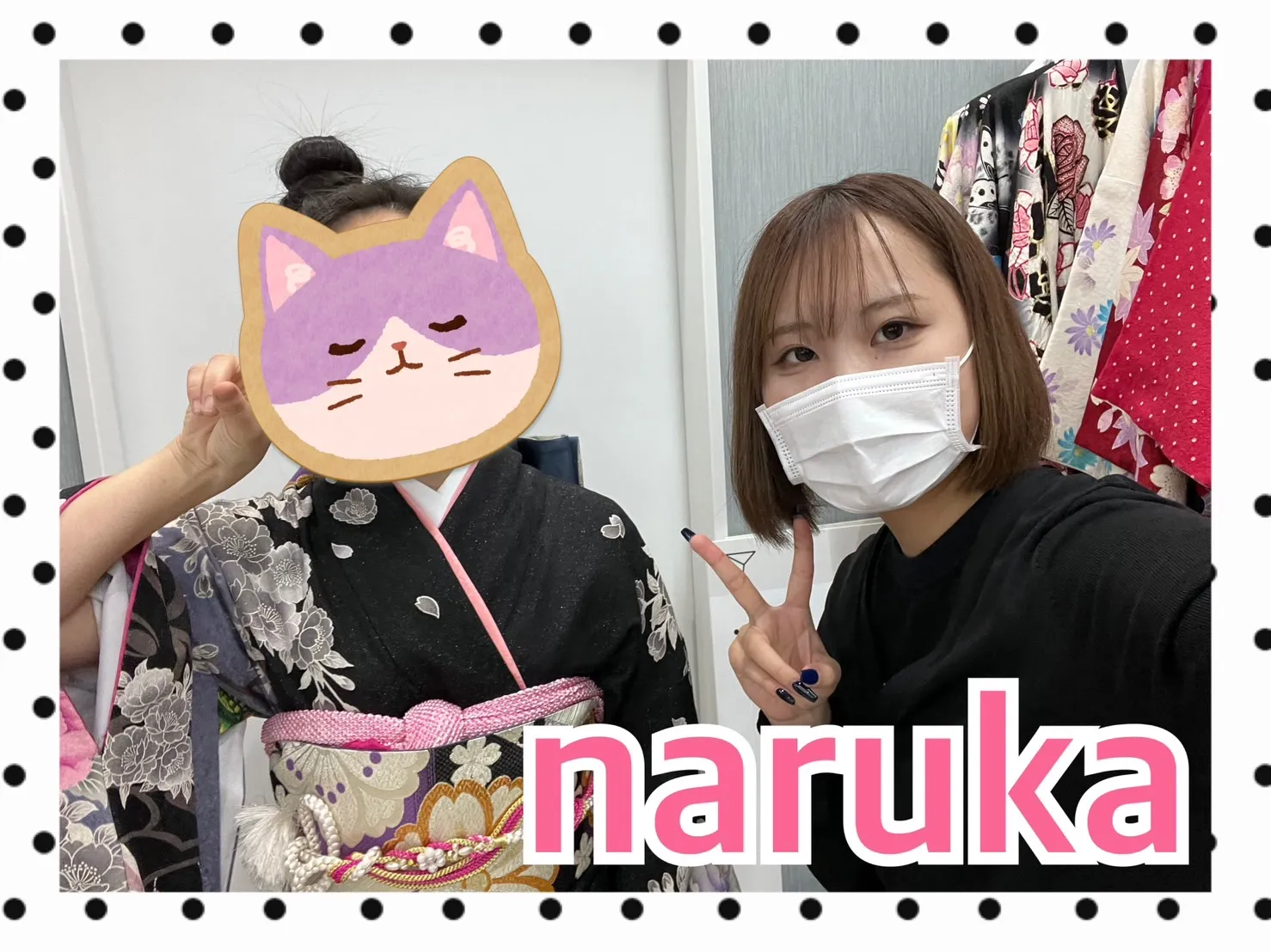 【TAKAZEN橿原店】9日♡二回目レンタルでいとこさんの結婚式でご着用される大人可愛いお振袖姫ちゃん♡