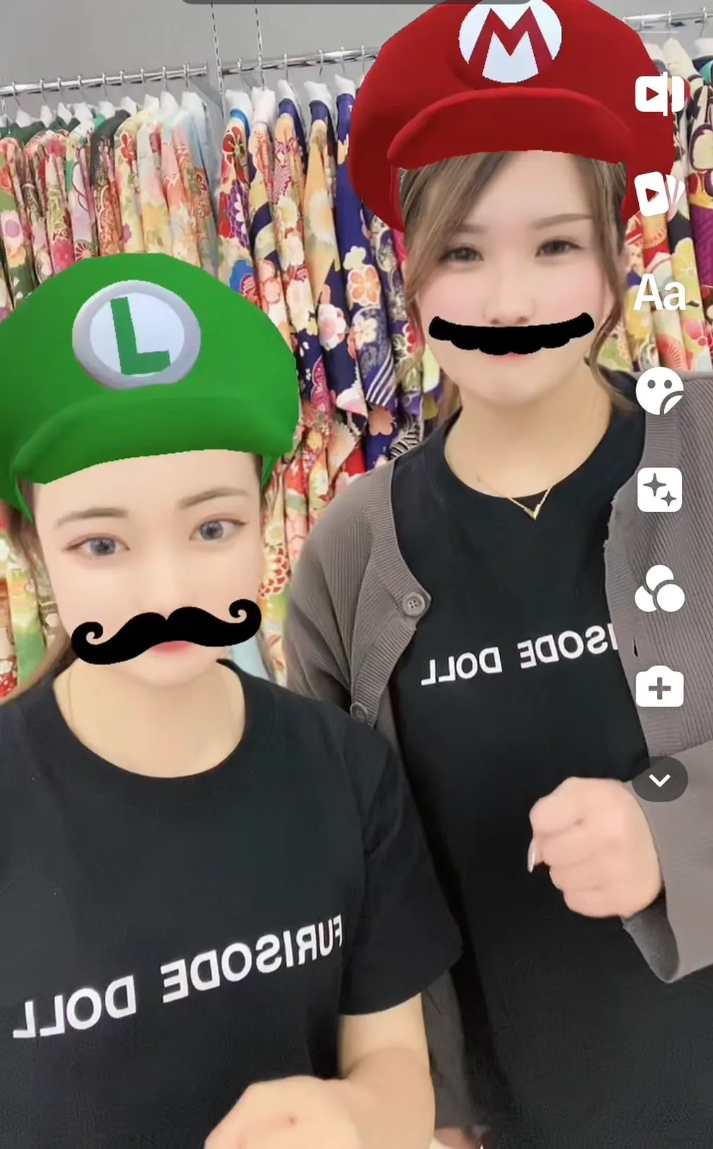 【TAKAZEN橿原店】11日♡スタッフはづき&りな店長でTikTok撮影しました♡