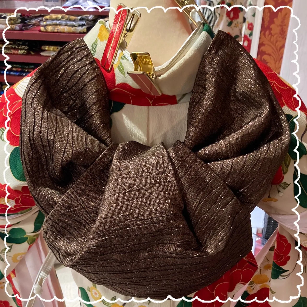 【TAKAZEN橿原店】2日♡着付け教室で教えて頂いた練習中の帯結び紹介！！！第二弾♡