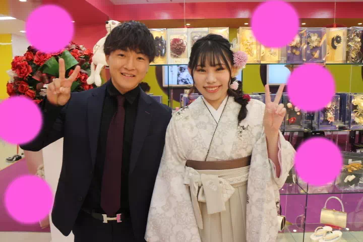 TAKAZEN神戸店　前撮り撮影会　卒業式　袴　古典　イマドキ　カワイイ　コディネート
