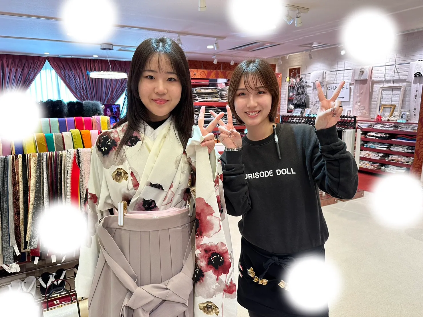 袴レンタル 大阪 梅田 前撮り 安い かわいい レース イマドキ 新作 くすみカラー