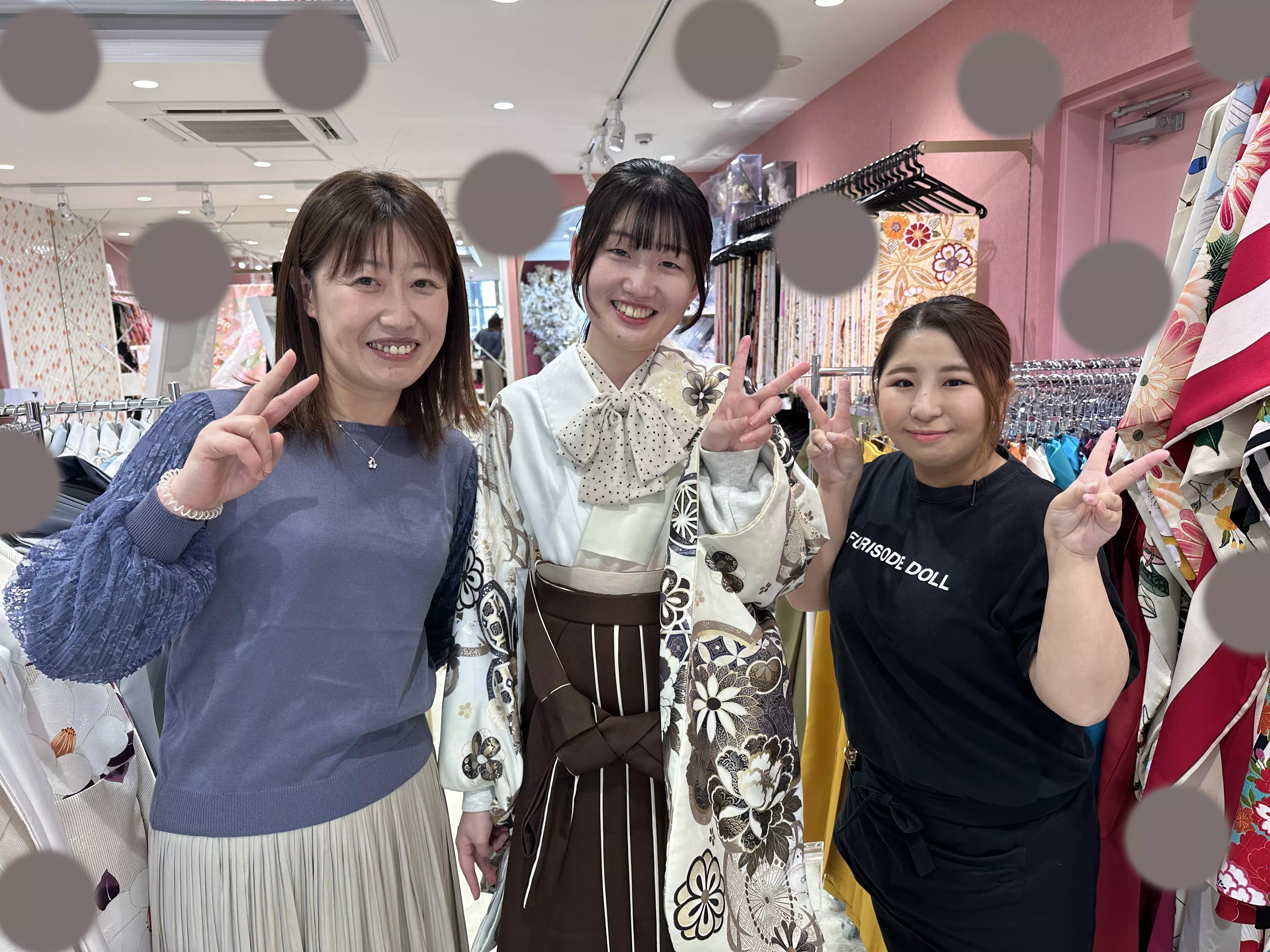 【TAKAZEN姫路店】♡22日 イマドキアレンジ!首元のリボンがアクセントに☆大人気古典の袴の可愛い姫ちゃんご紹介♡
