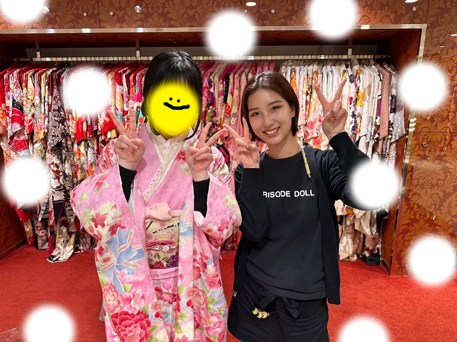 成人式 ピンク 梅田