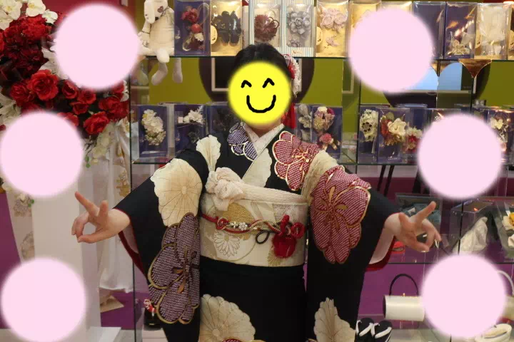TAKAZEN神戸店　前撮り撮影会　イマドキ　カワイイ　コディネート　振袖　レンタル　袴　