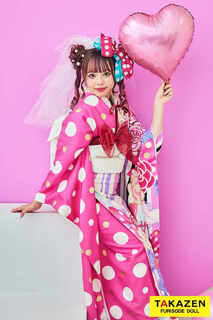 成人式 レンタル 振袖 可愛い 今どき 淡い色 キュート プリキュア ラブリー ガーリー ピンク くすみピンク ビビットピンク プリティ