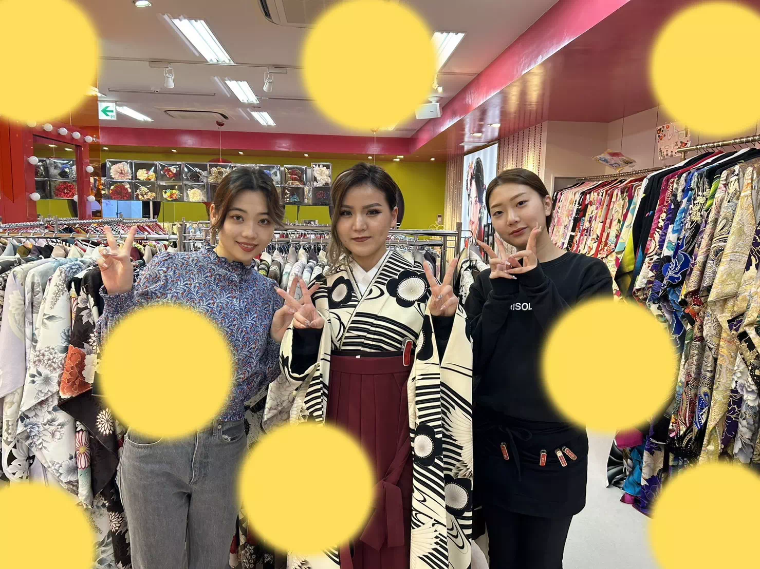 TAKAZEN神戸店　袴レンタル　レトロ　イマドキ　かっこいい　オシャレ　エンジ　黒　ブーツスタイル　