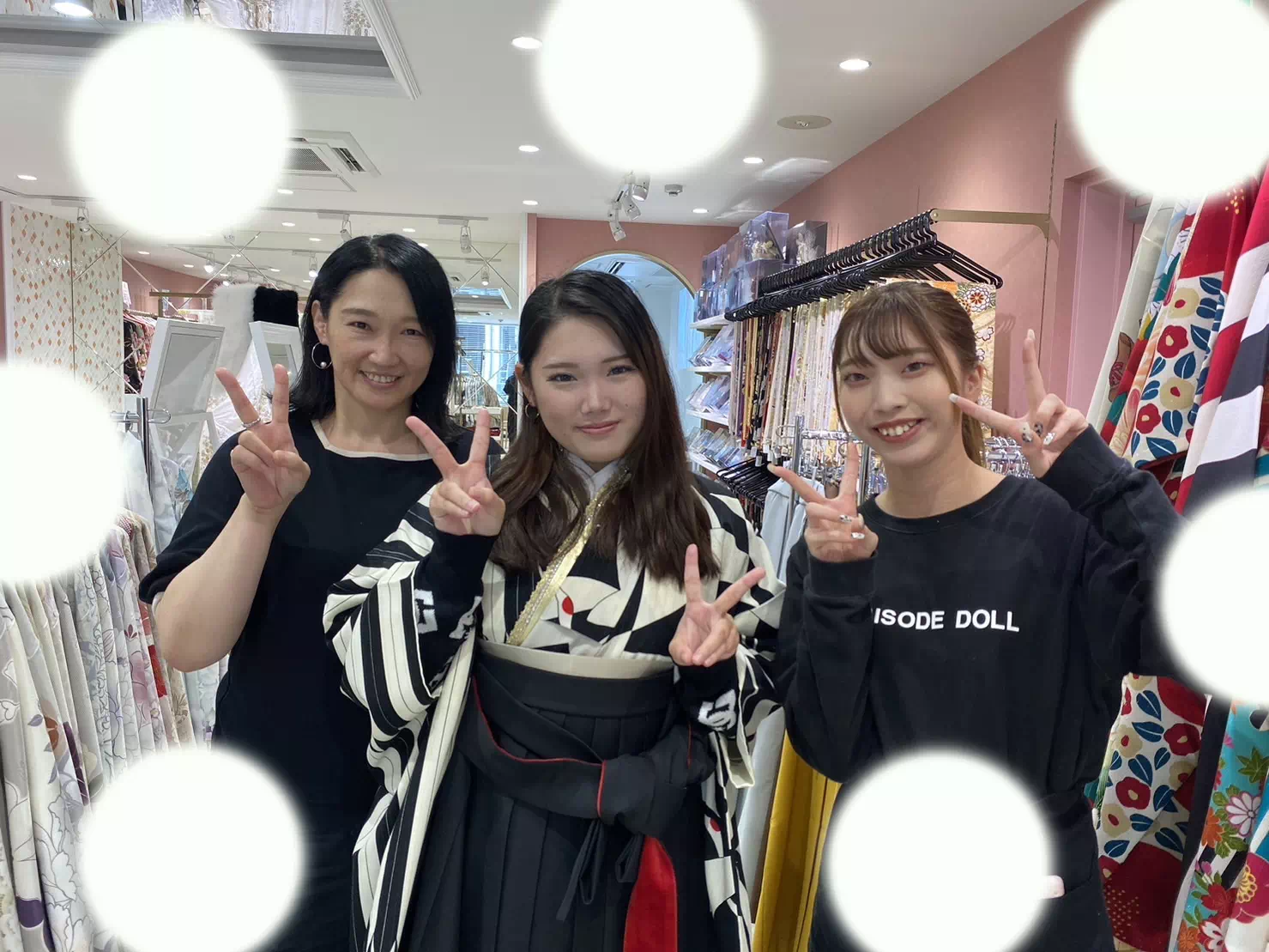 【TAKAZEN姫路店】♡9日 カッコカワイイ白×黒&鶴柄のレトロの可愛い袴の姫ちゃん♡