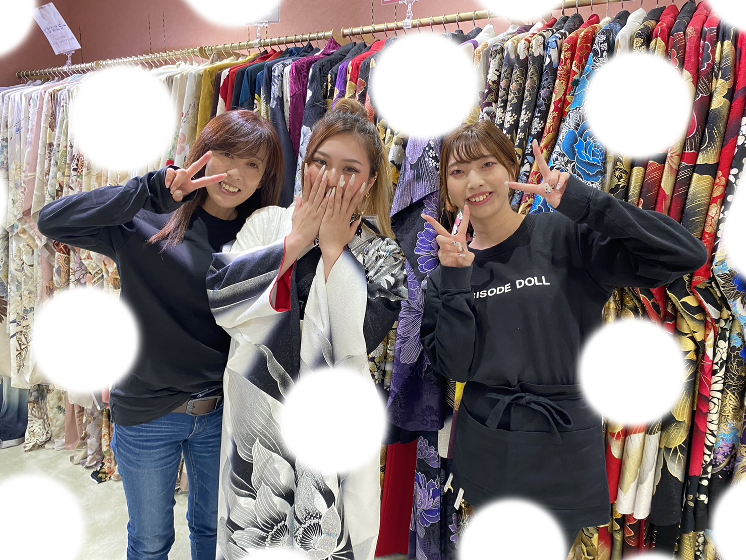 【TAKAZEN姫路店】♡11日 播磨町で成人式の黒×シルバーが大人っぽいギラギラモードスタイルの2025年成人姫ちゃん♡