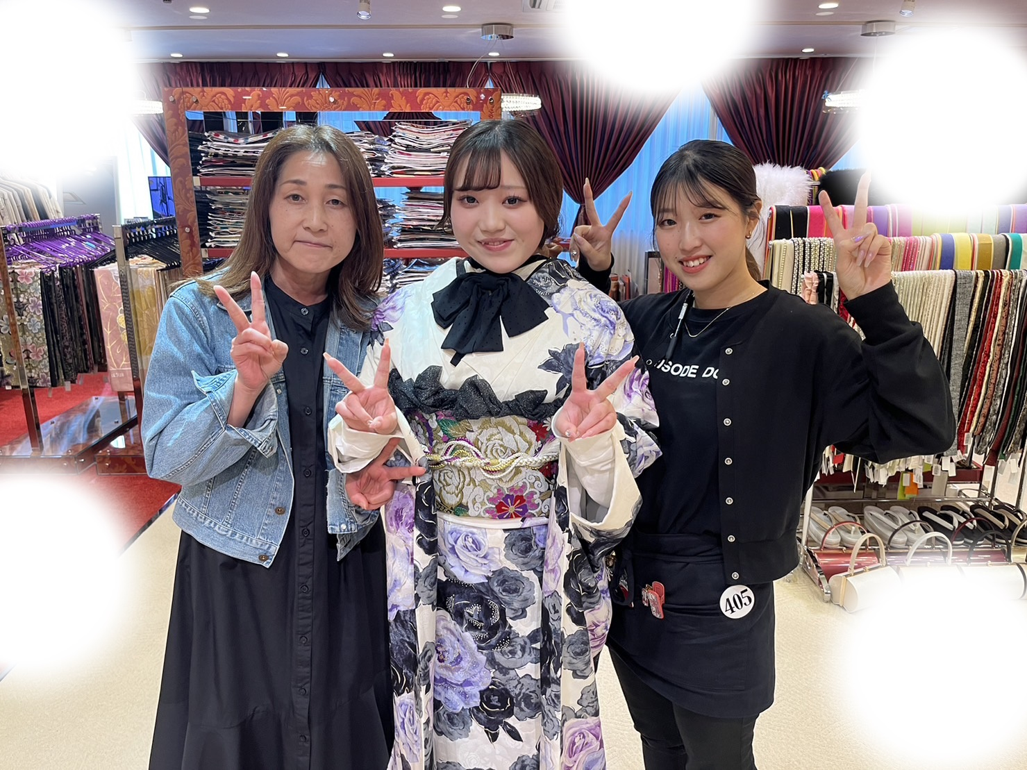 成人式 前撮り 梅田 袴 くすみカラー かわいい イマドキ 淡色 古典 タカゼン 撮影