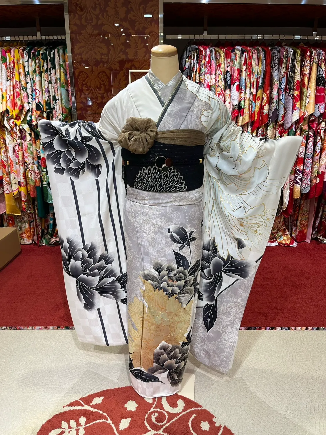 成人式 振袖 ヴィンテージ 梅田
