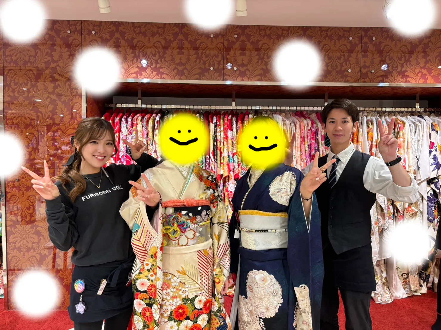成人式 前撮り 梅田 袴 くすみカラー かわいい イマドキ 淡色 古典 タカゼン 撮影