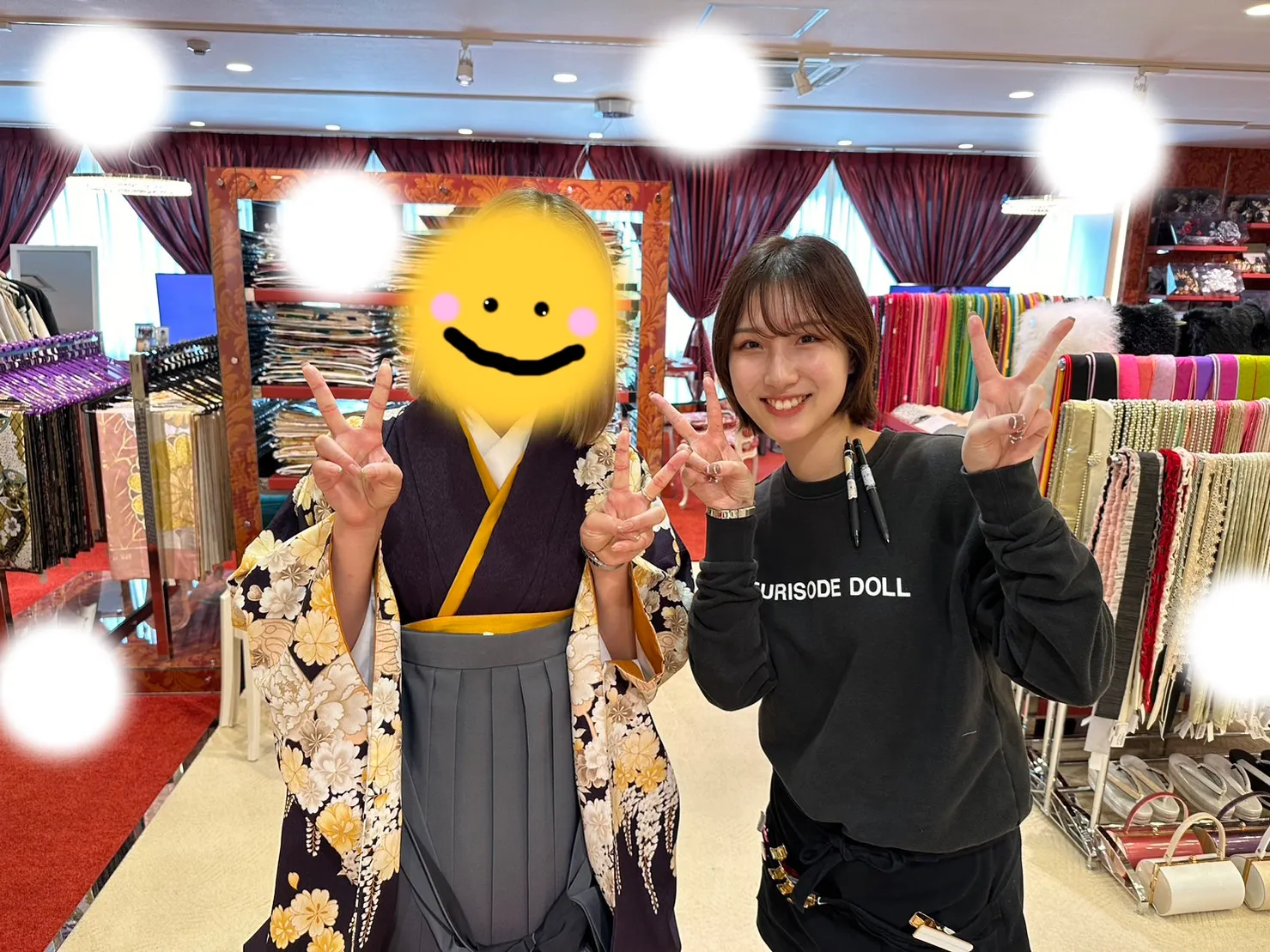 袴 振袖 レンタル 大阪 梅田 安い かわいい イマドキ くすみカラー レース オシャレ 派手 被らない 個性的 シンプル 前撮り ペット可