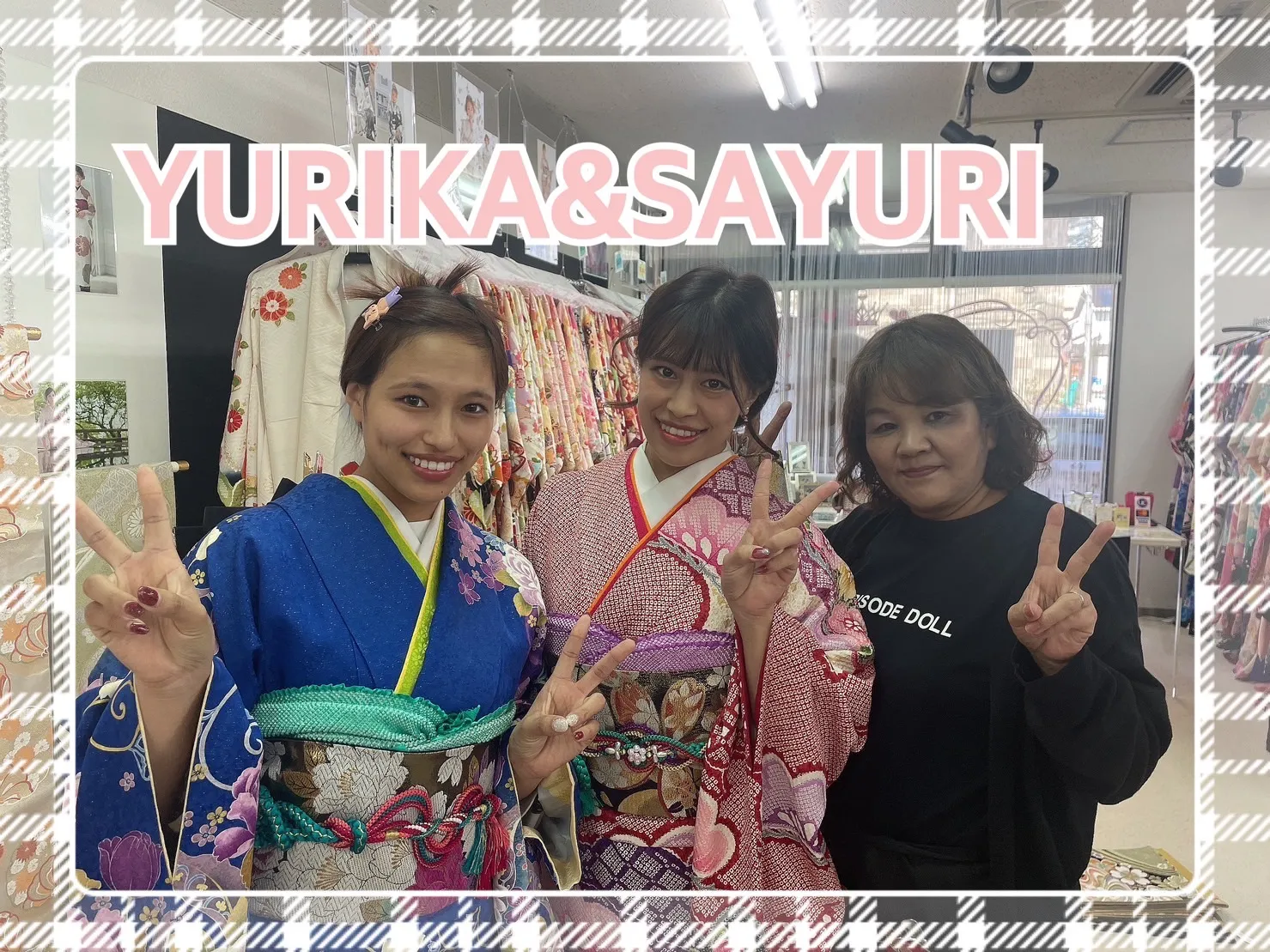 振袖 レンタル 奈良 前撮り撮影会 かわいい 赤 古典 ブルー 安カワ おしゃれ 二回目レンタル