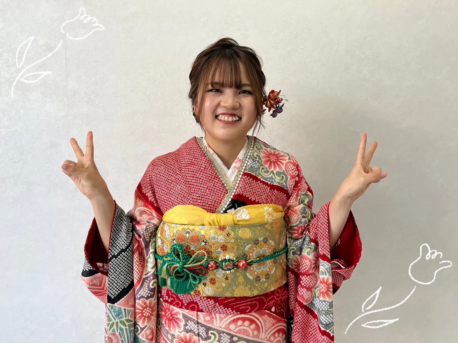 振袖レンタル　奈良　橿原　かわいい　おしゃれ　個性派　かわいい　かっこいい　くすみ　イマドキ　