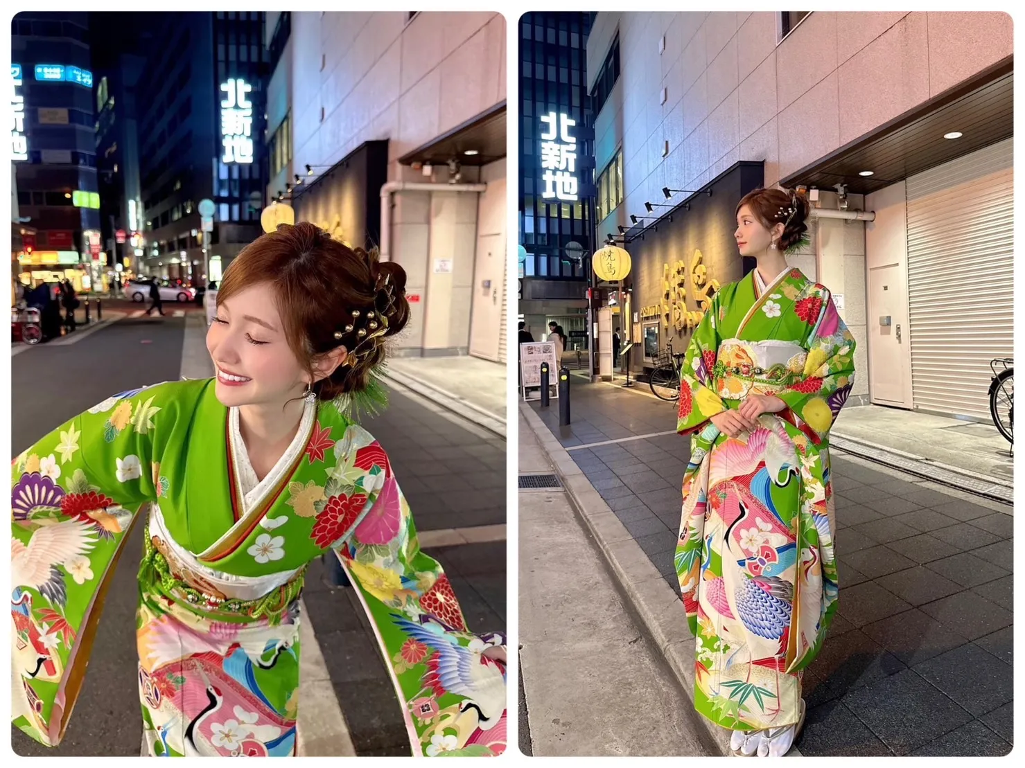 成人式 振袖レンタル 成人式振袖 レトロ 個性派 かっこいい 古典振袖キラキラ ひめかちゃん キャバ嬢振袖