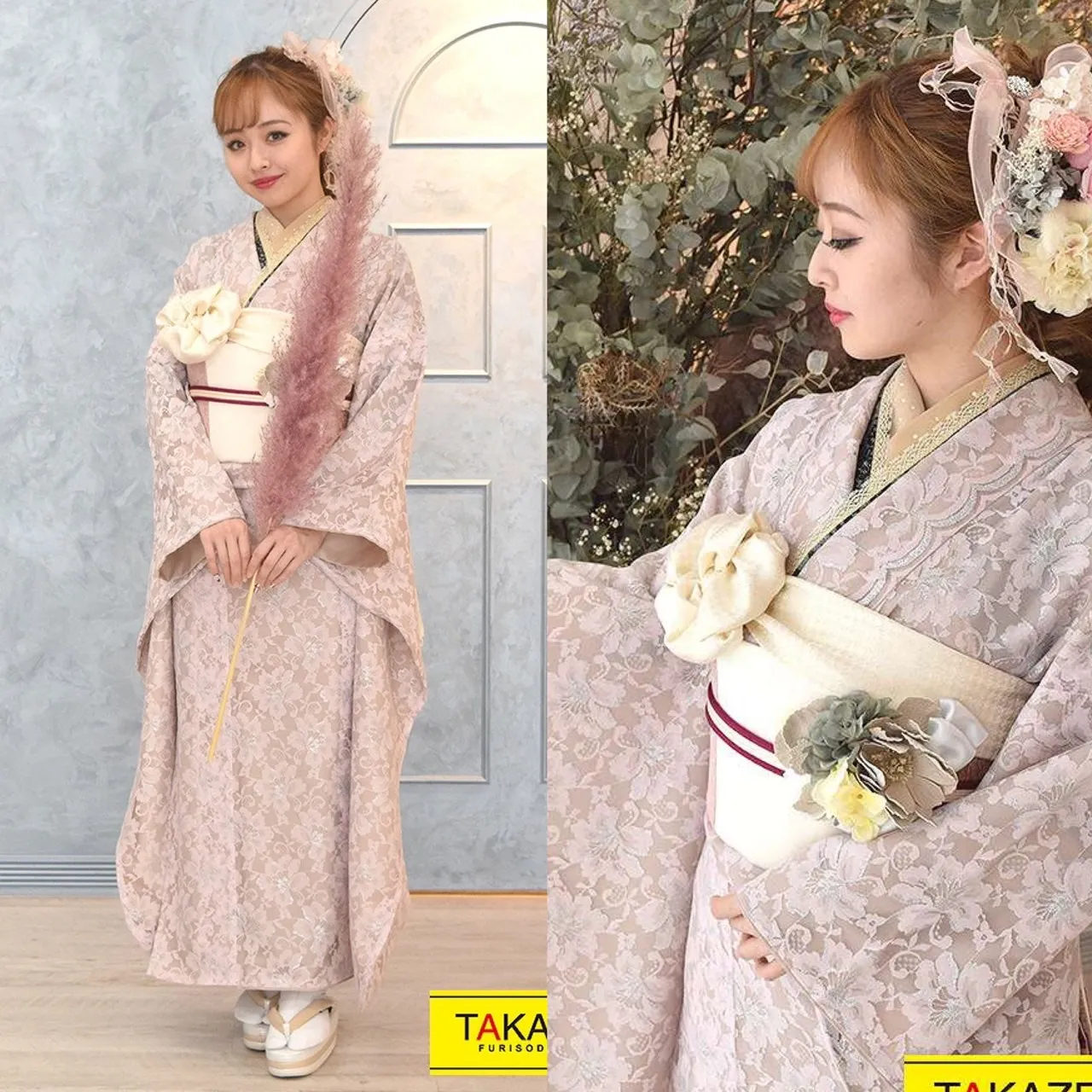 振袖レンタル 奈良 橿原 かわいい おしゃれ 個性派 かわいい かっこいい くすみ イマドキ