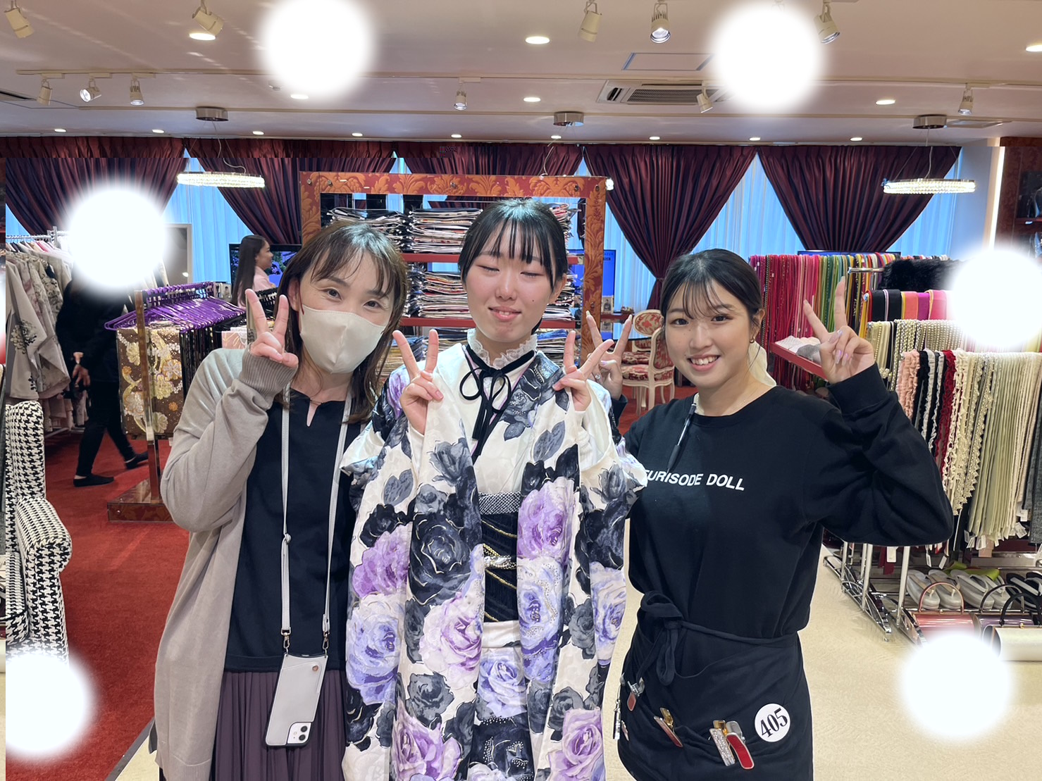成人式 前撮り 梅田 袴 くすみカラー かわいい イマドキ 淡色 古典 タカゼン 撮影