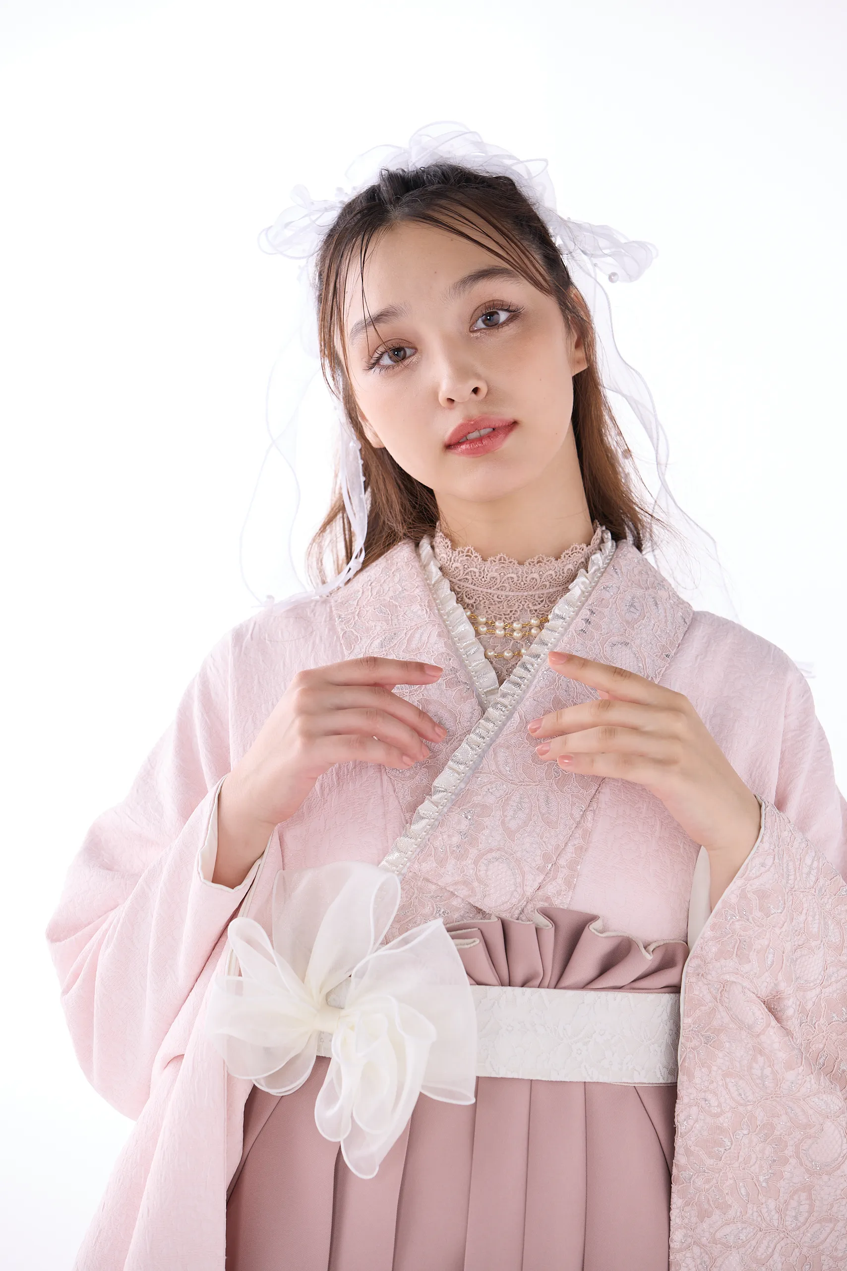 卒業式袴レンタル　お洒落　かわいい　水色