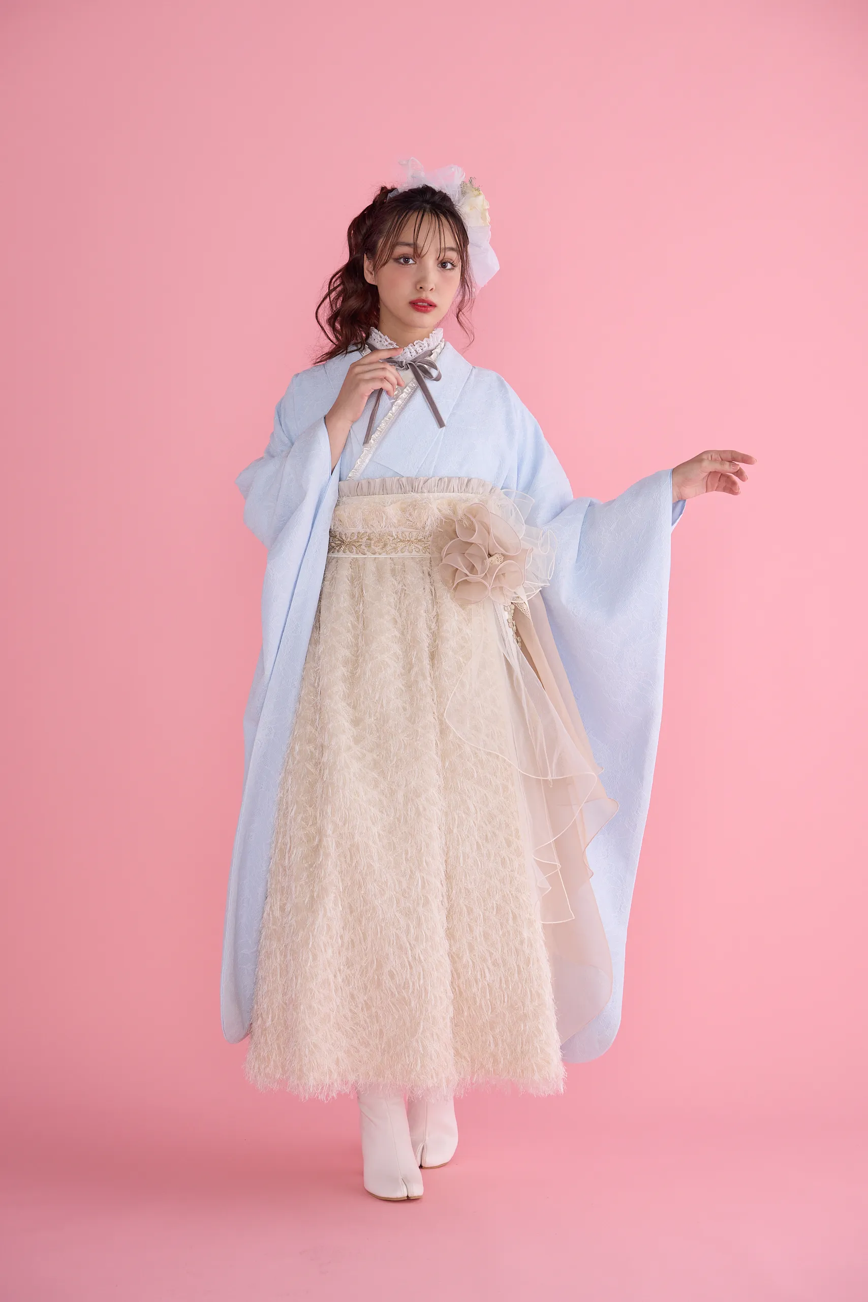 卒業式袴レンタル　お洒落　かわいい