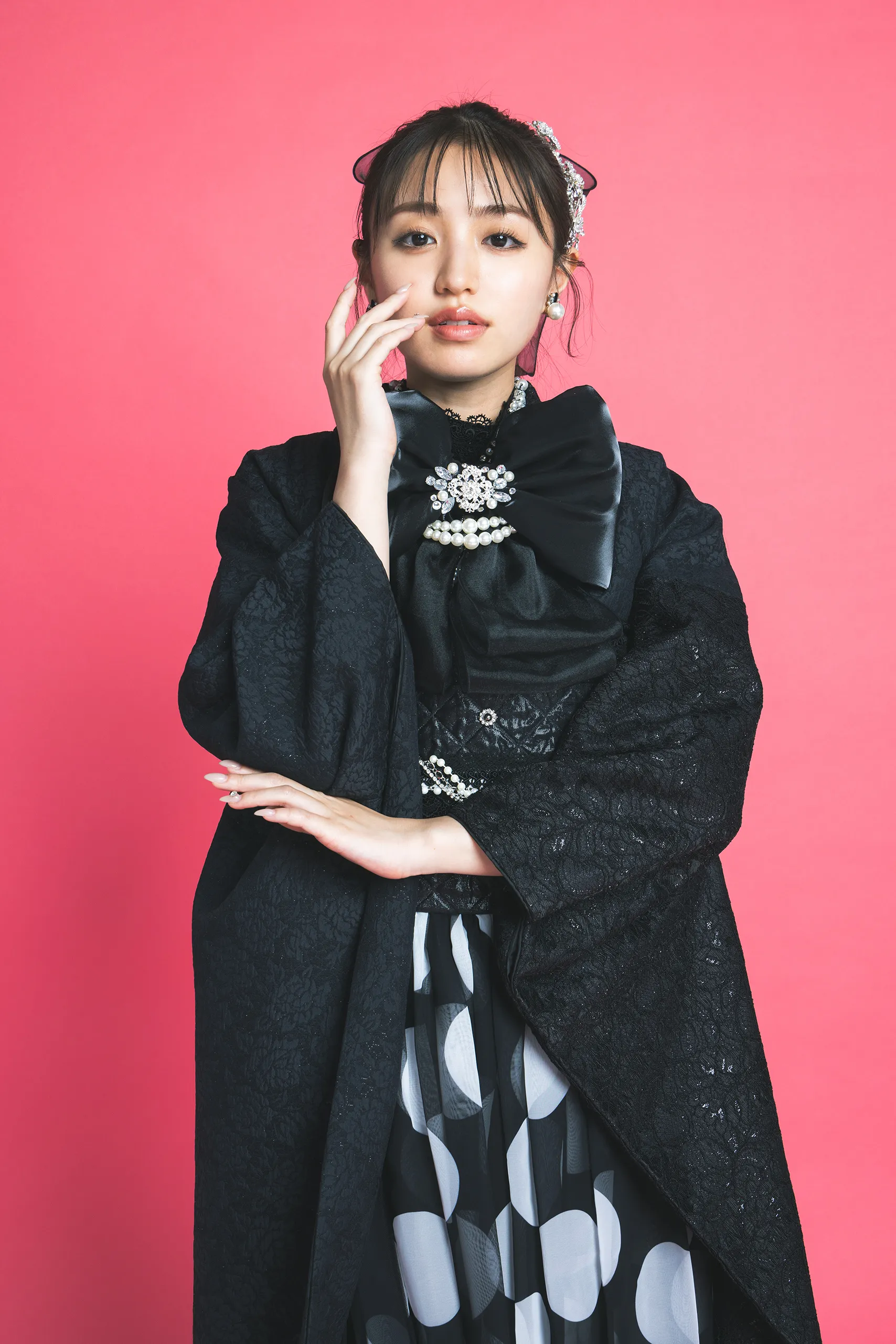 成人式振袖レンタル　BLACKLABEL　ドレス振袖