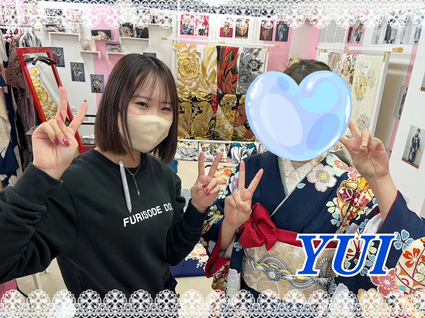 振袖 レンタル 奈良 古典 王道 ブルー