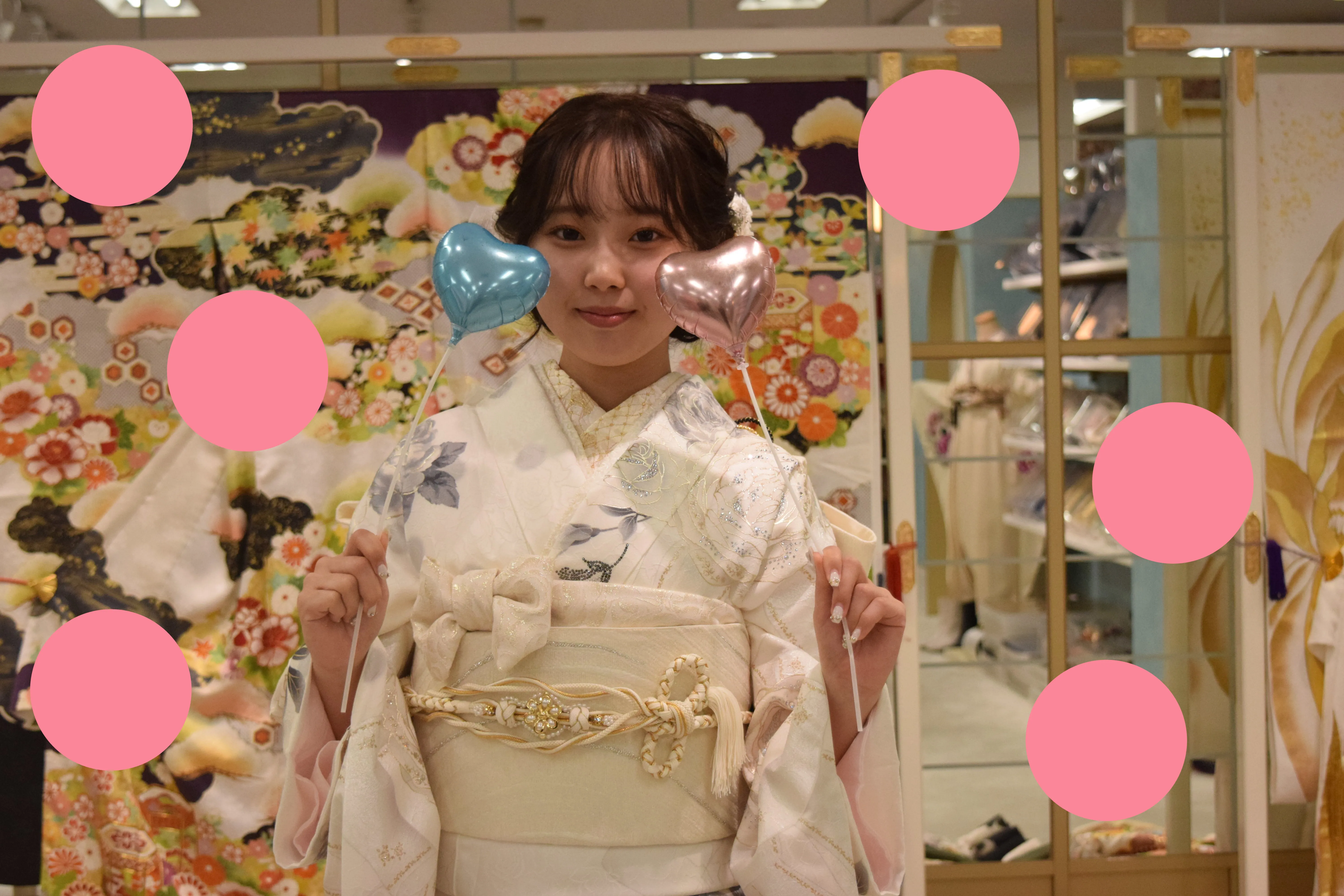 前撮り　振袖　撮影会　かわいい　キラキラ